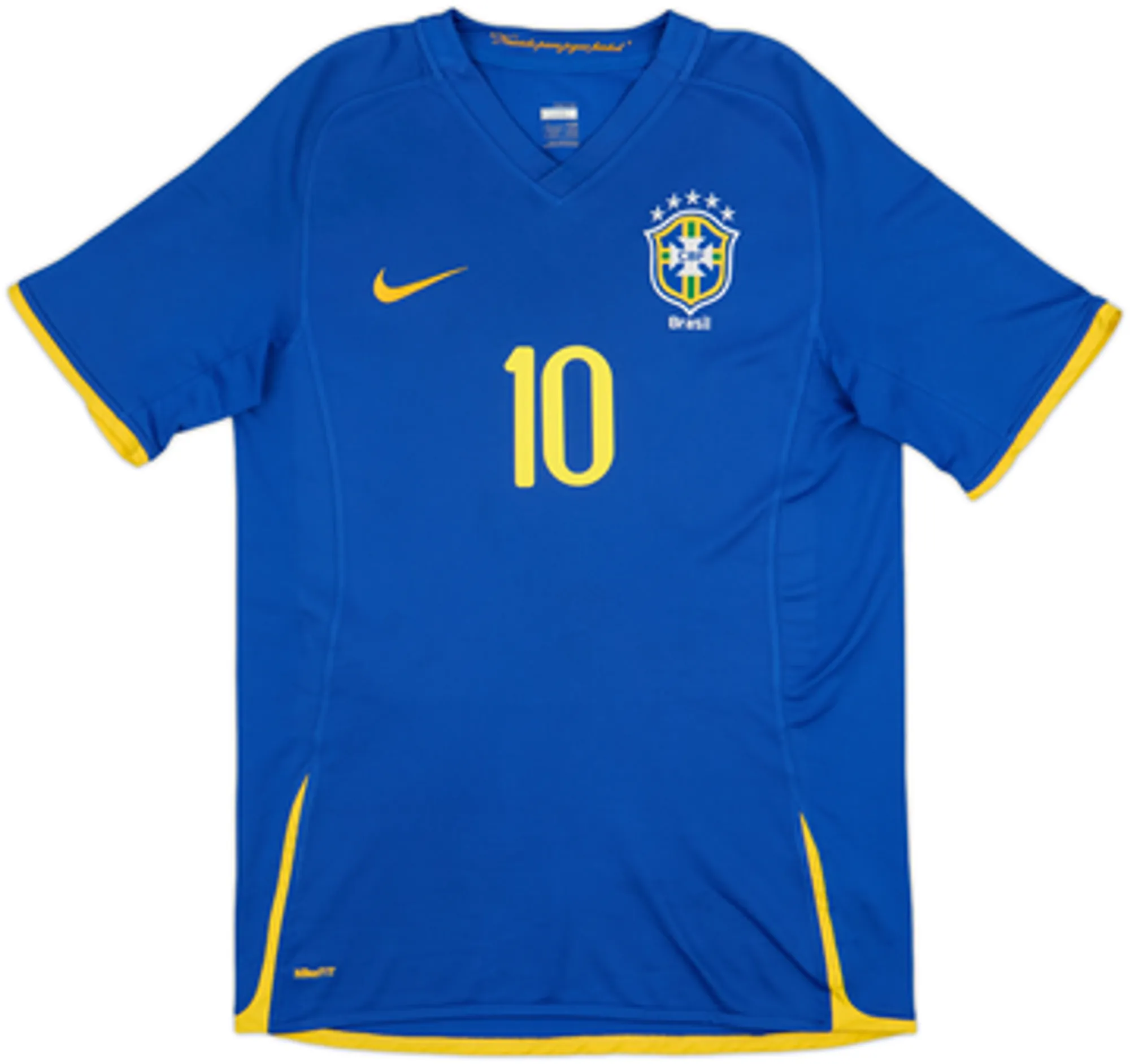 2008-10 Brazil Away Shirt Ronaldinho #10EL