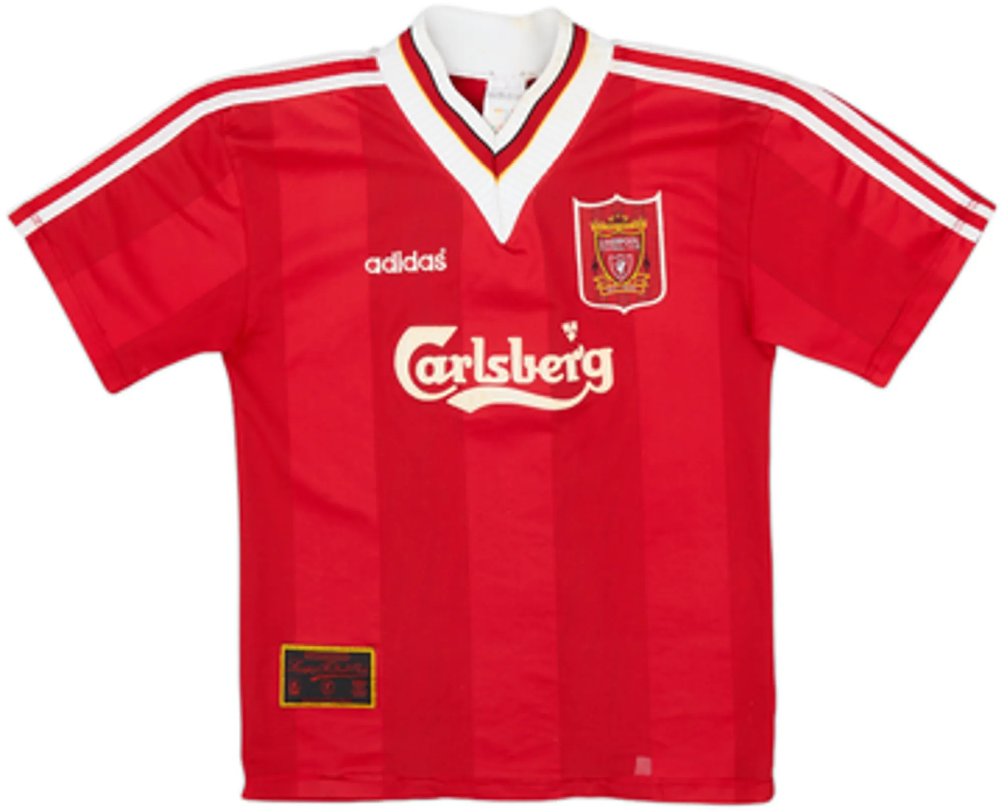 1995-96 Liverpool Home Shirt & Shorts - 7/10 - (L.Boys)
