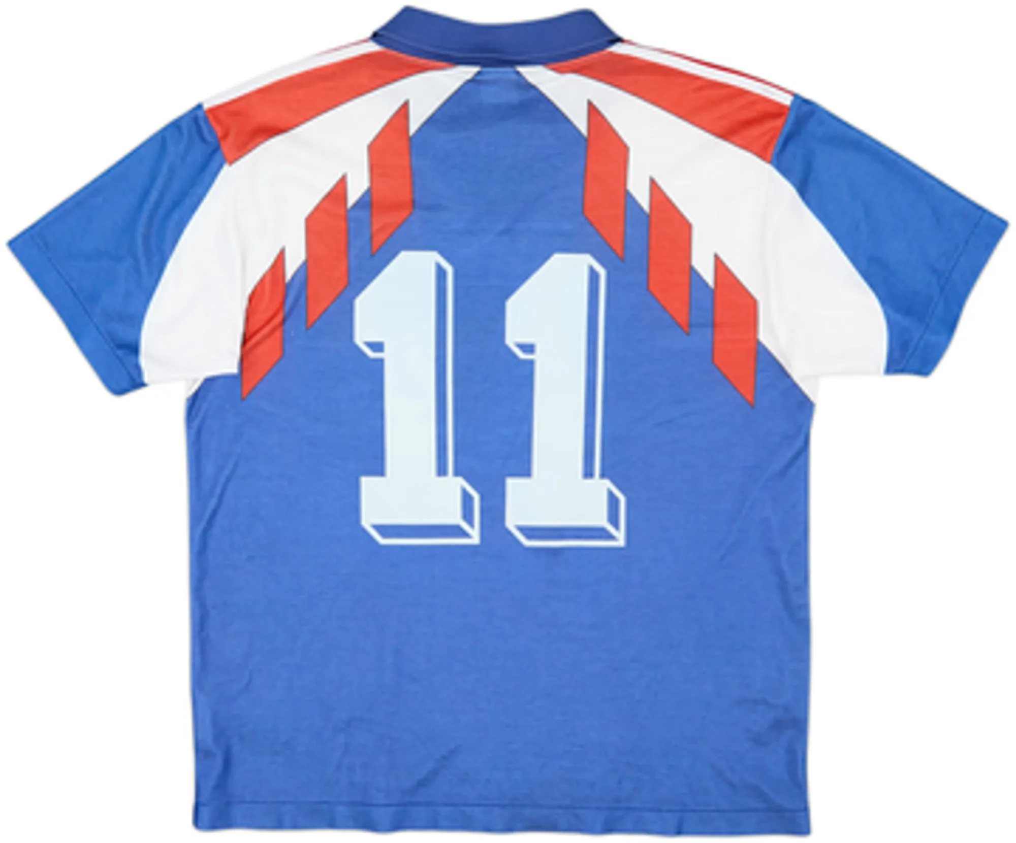 1990-92 France Home Shirt #11 - 8/10 - (L)