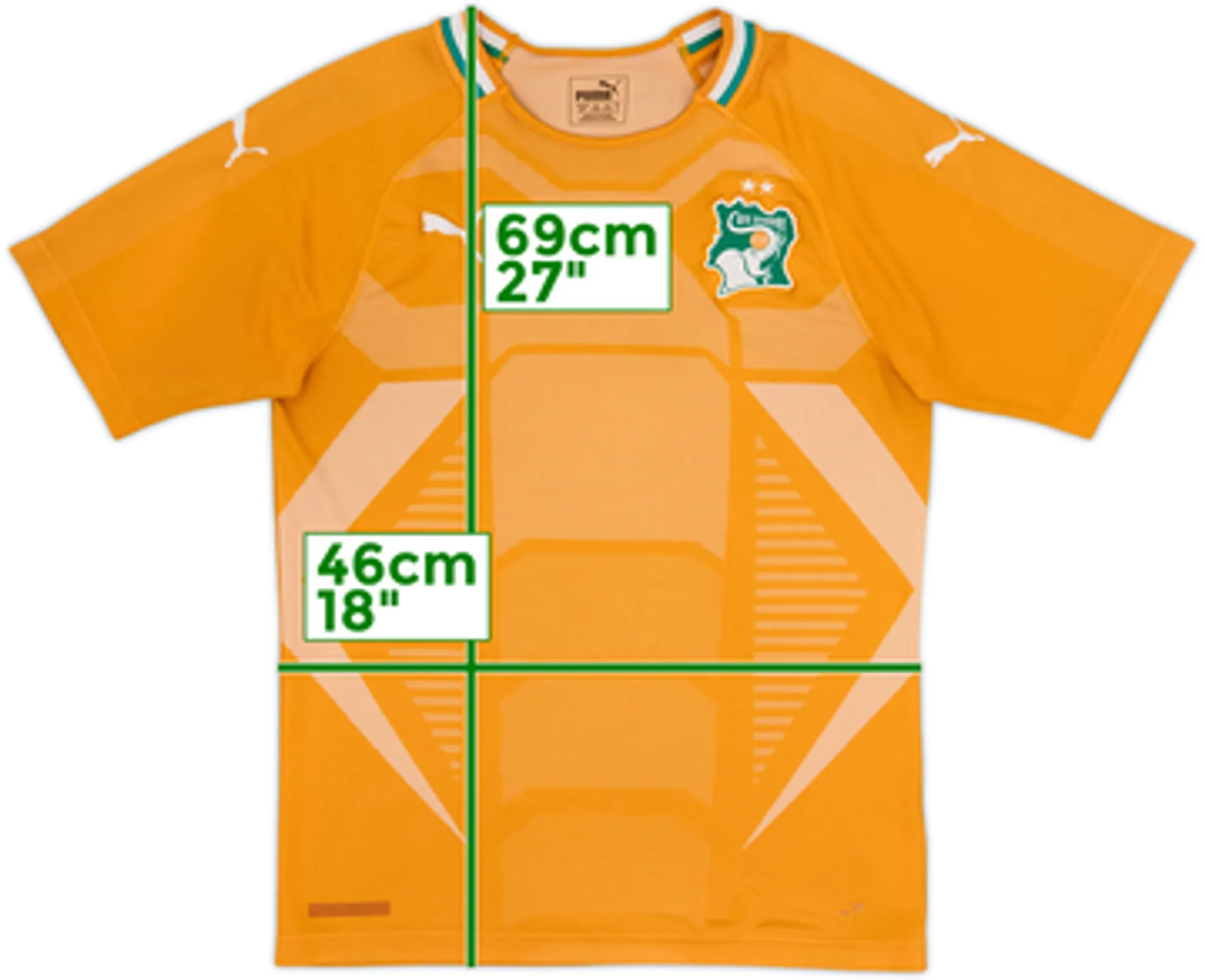 2018-19 Ivory Coast Home Shirt - 5/10 - (S)