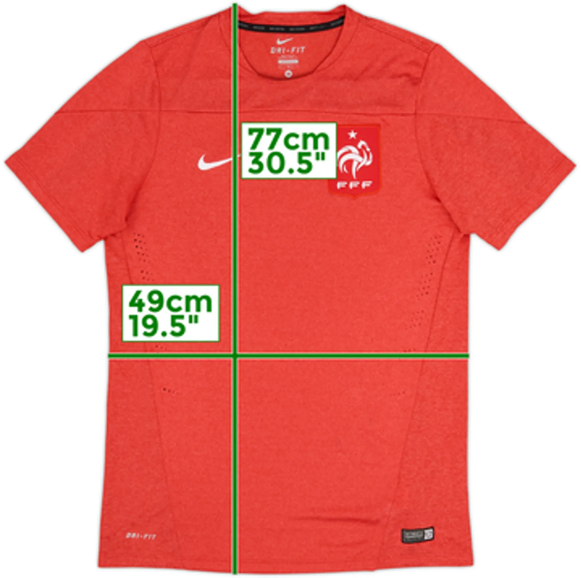 2014-15 France Player Issue Nike Training Shirt - 7/10 - (M)