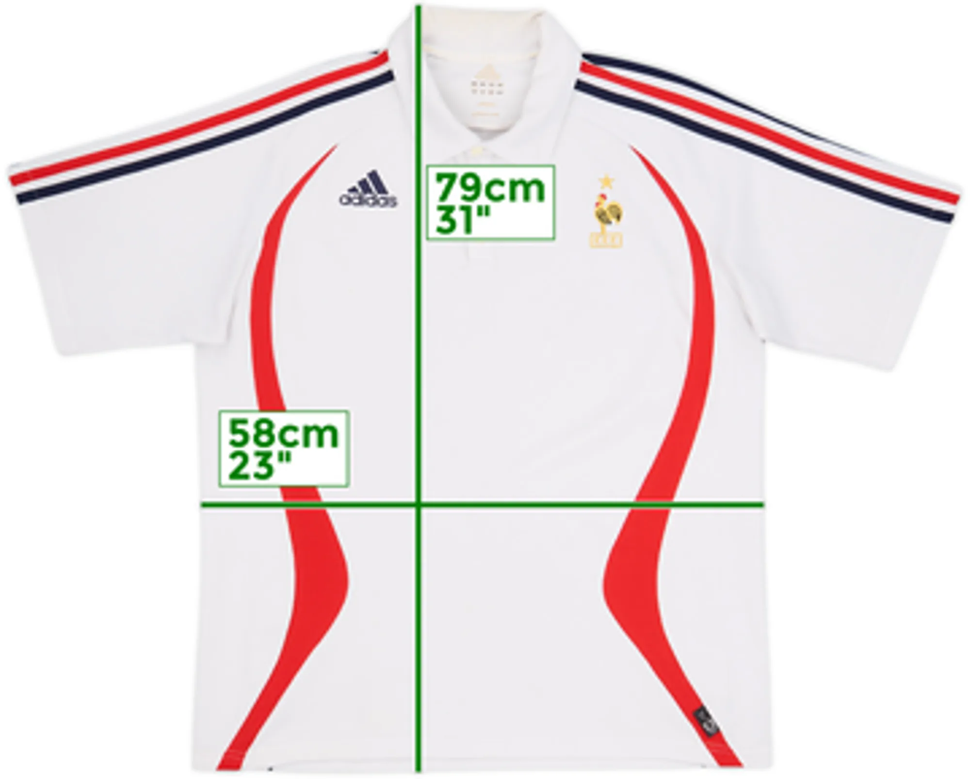 2006-07 France adidas Polo Shirt - 7/10 - (XL)