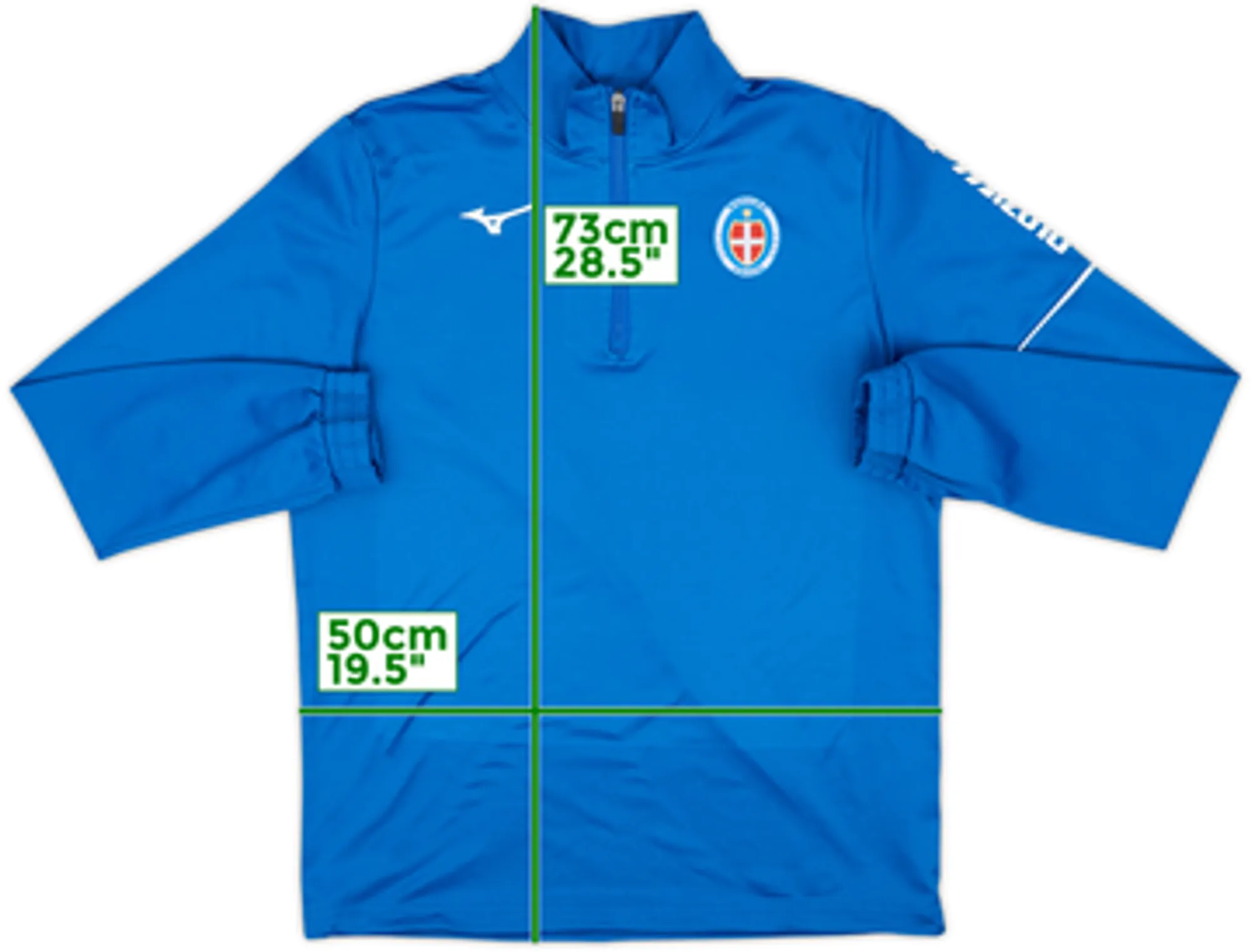 2019-20 Novara Mizuno 1/4 Zip Drill Top - 8/10 - (L)