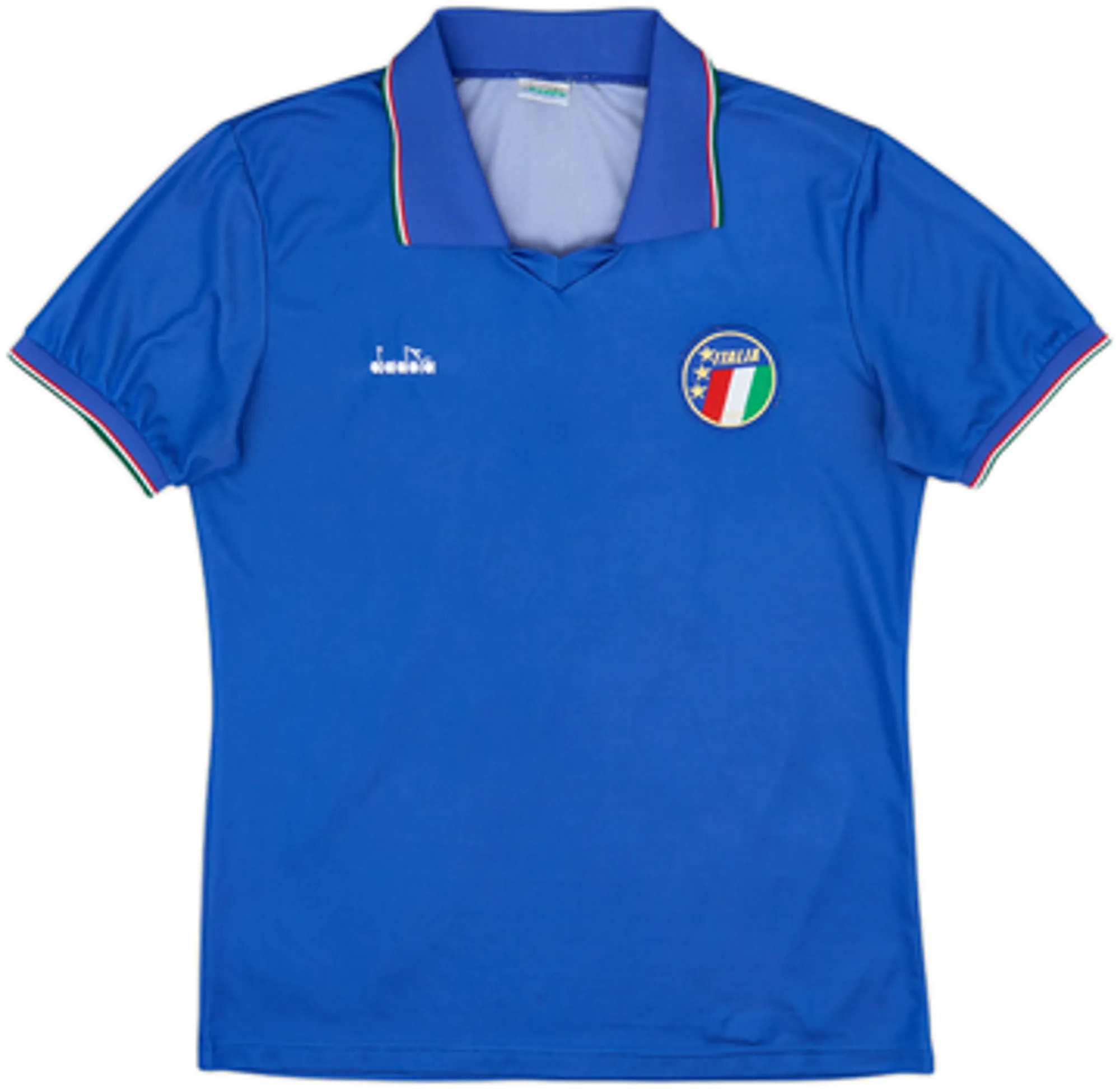 1986-91 Italy Home Shirt R. Baggio #10 - 7/10 - (S)