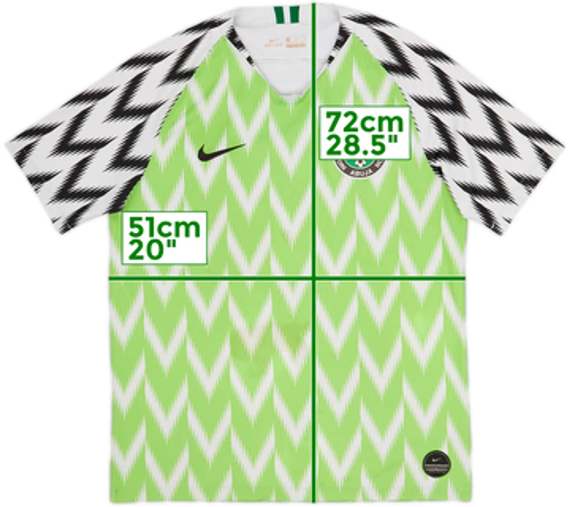2018-19 Nigeria Home Shirt - 5/10 - (M)