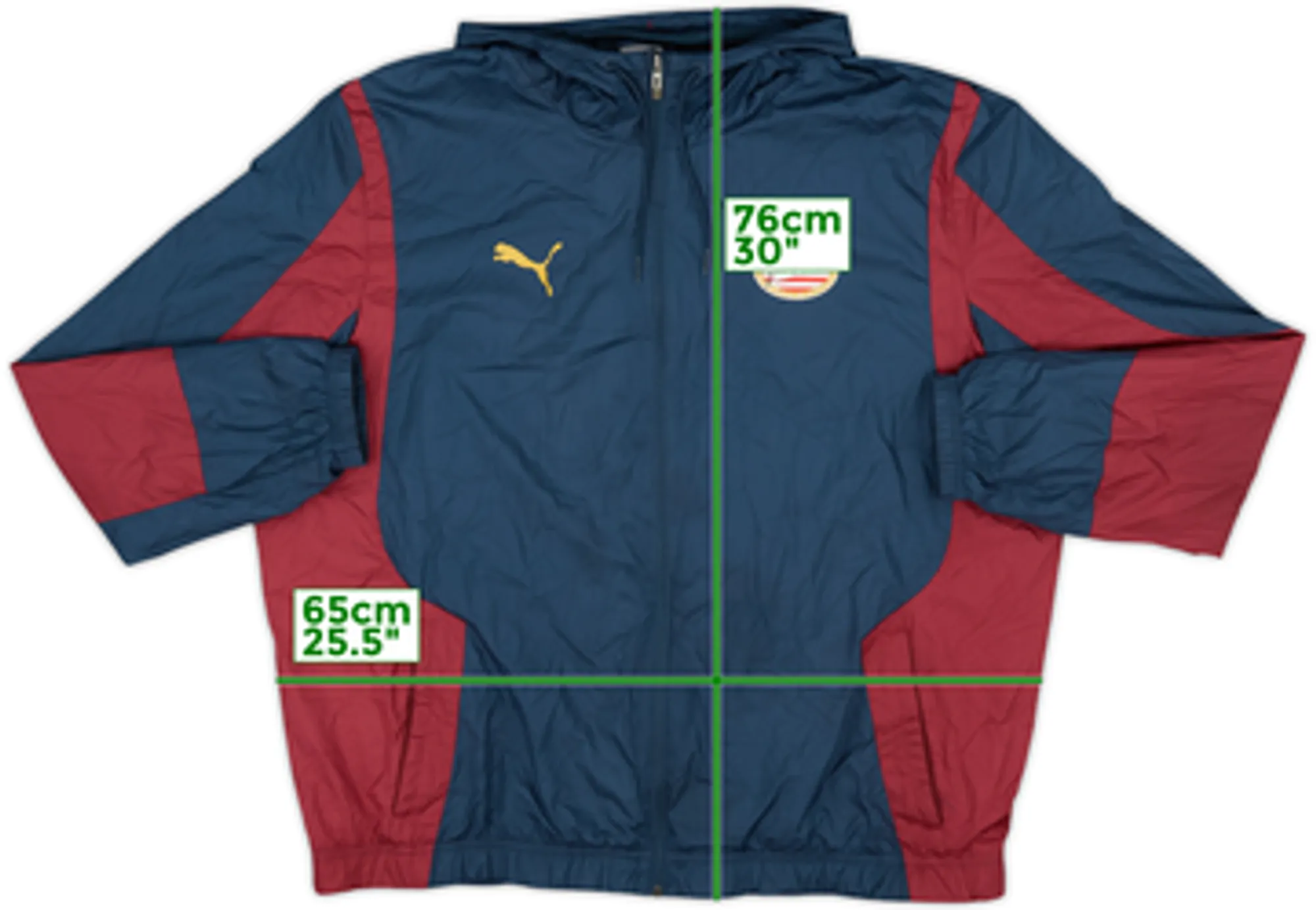 2023-24 PSV Puma Hooded Rain Jacket - 7/10 - (XXL)
