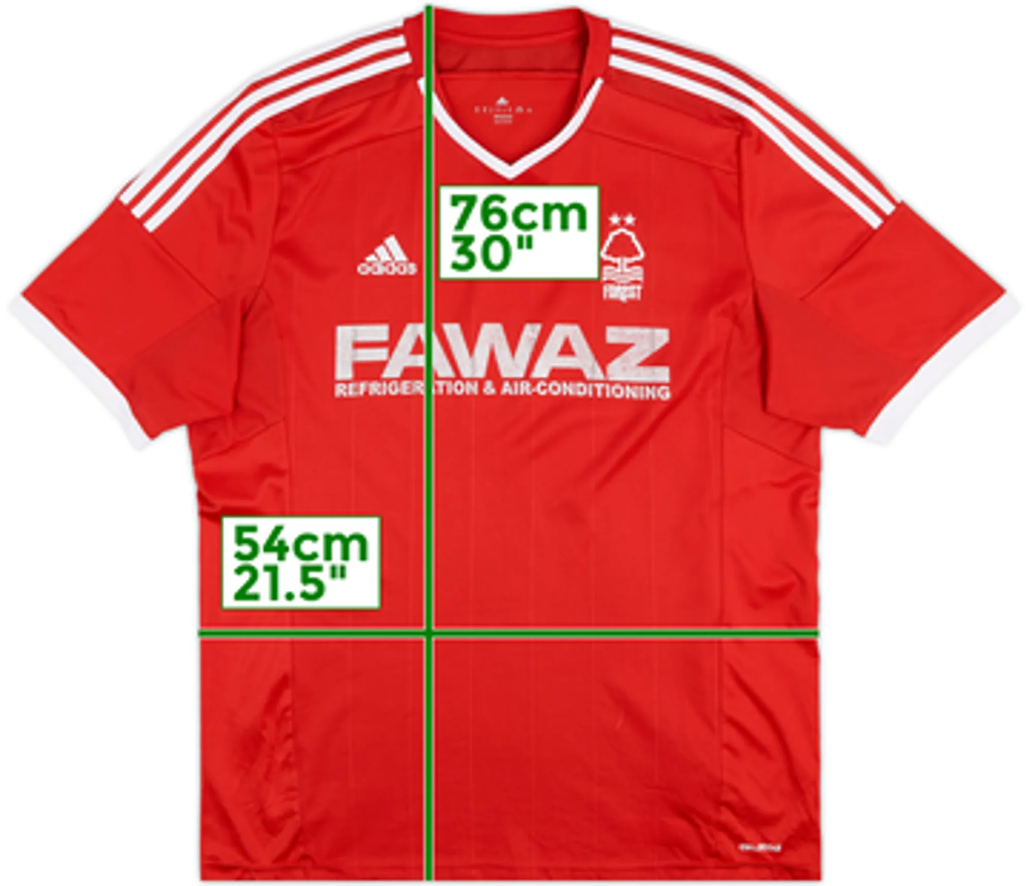 2014-15 Nottingham Forest Home Shirt - 5/10 - (XL)