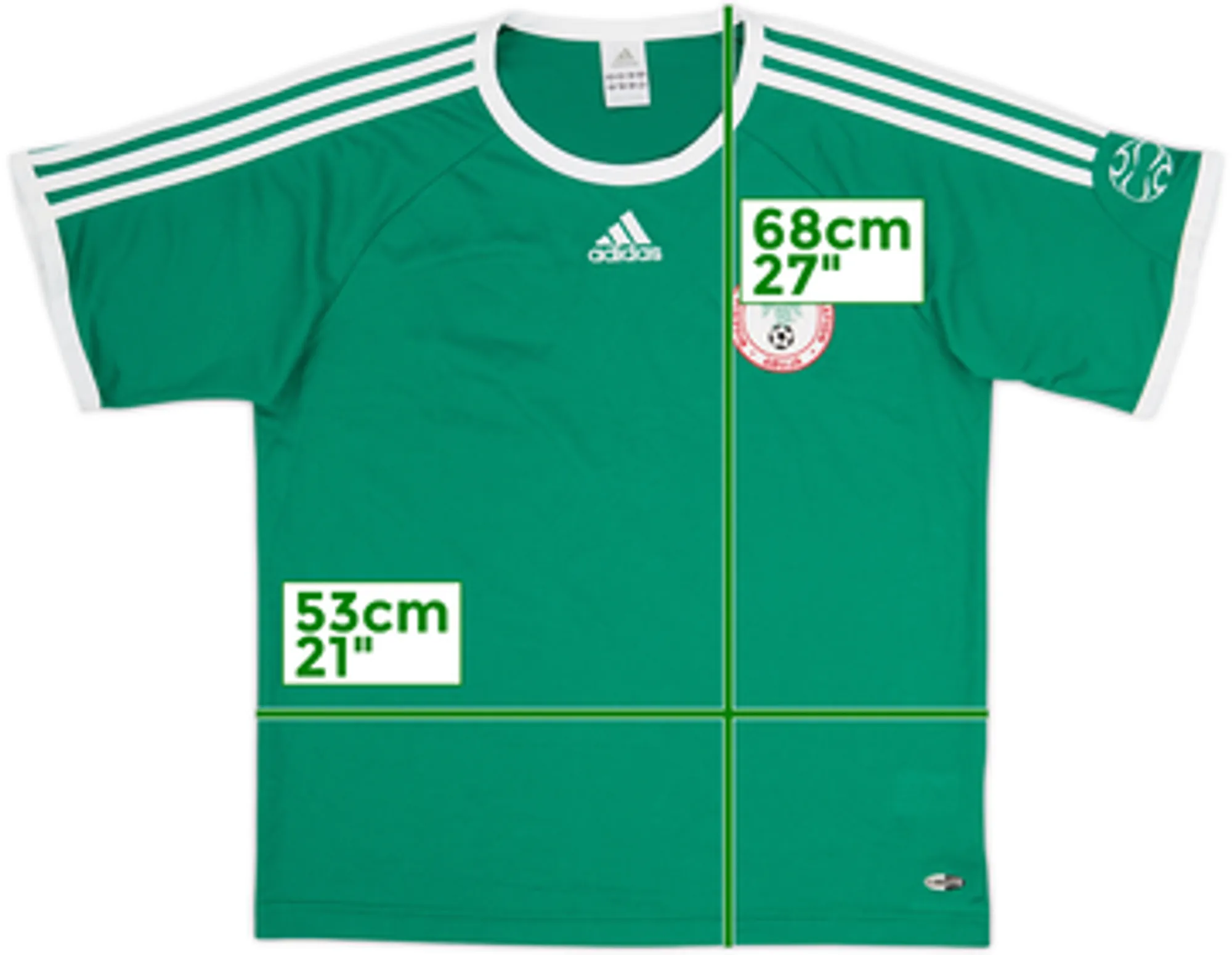 2006-07 Nigeria Basic Home Shirt - 8/10 - (M)