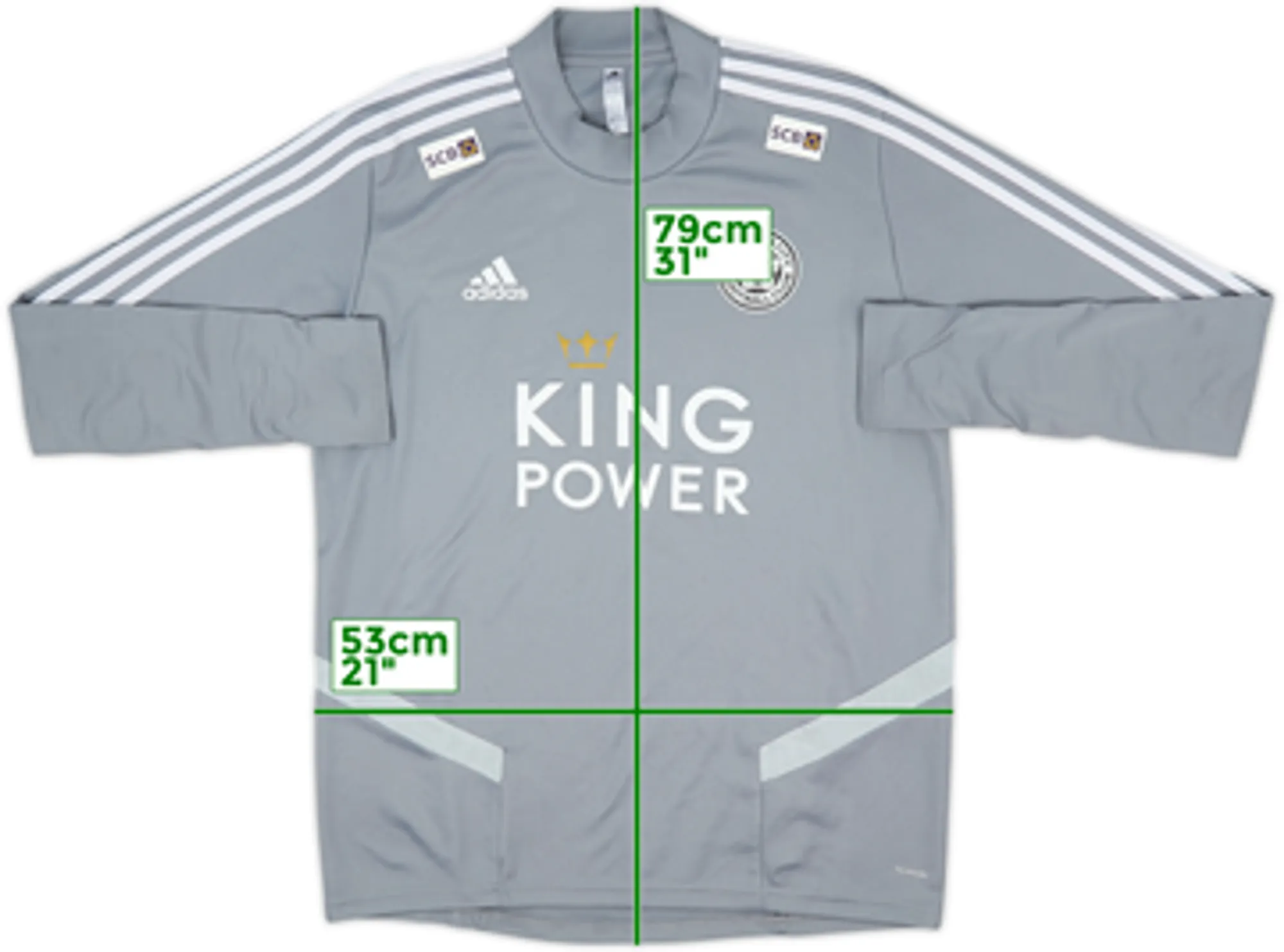 2019-20 Leicester adidas Drill Top - 7/10 - (L)