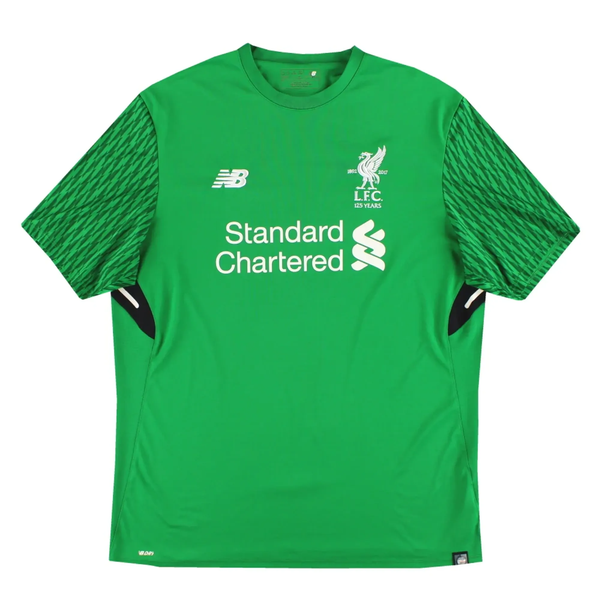 2017-18 Liverpool New Balance '125 Years' Goalkeeper Shirt XL - Liverpool / Excellent 