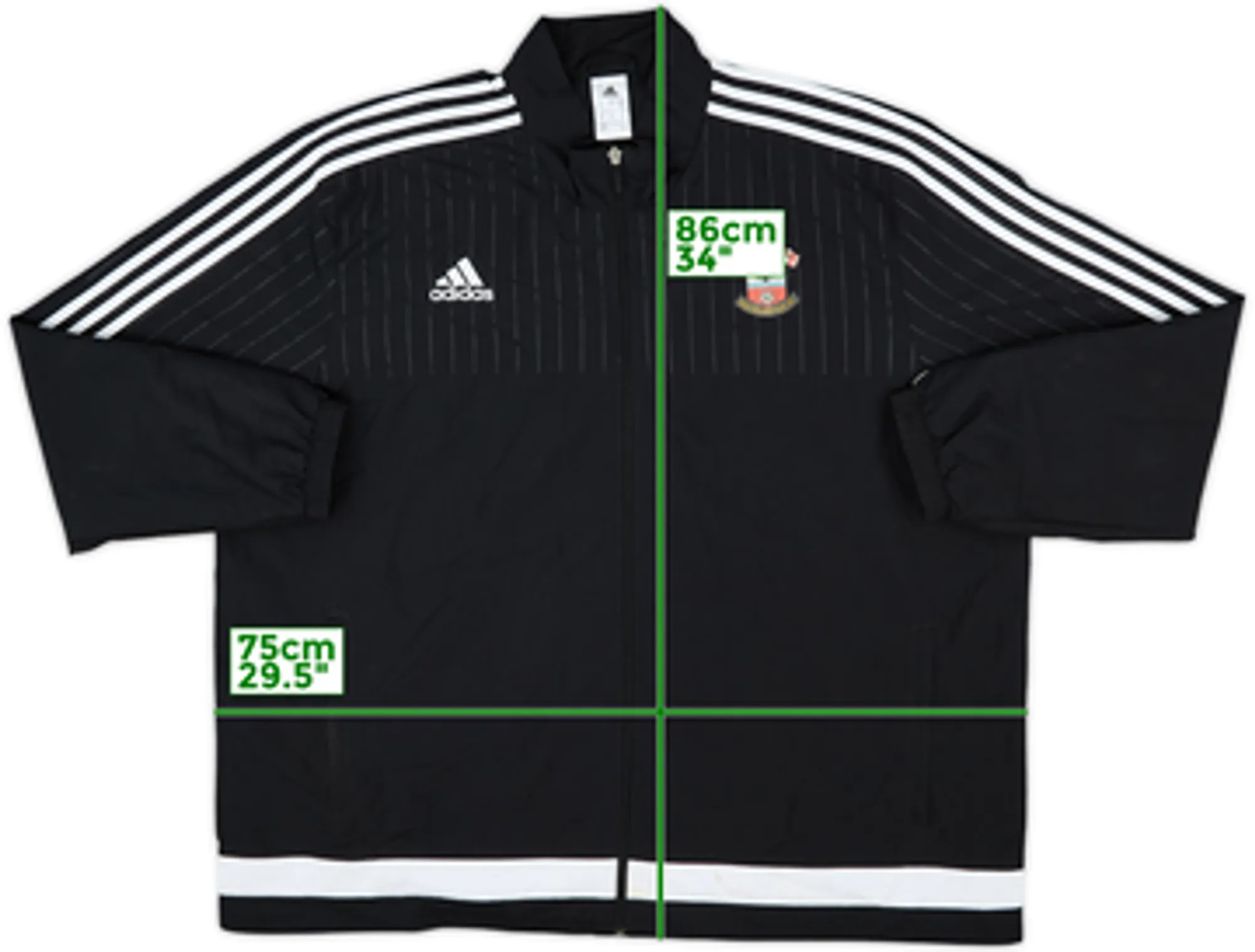 2015-16 Southampton adidas Track Jacket - 6/10 - (3XL)