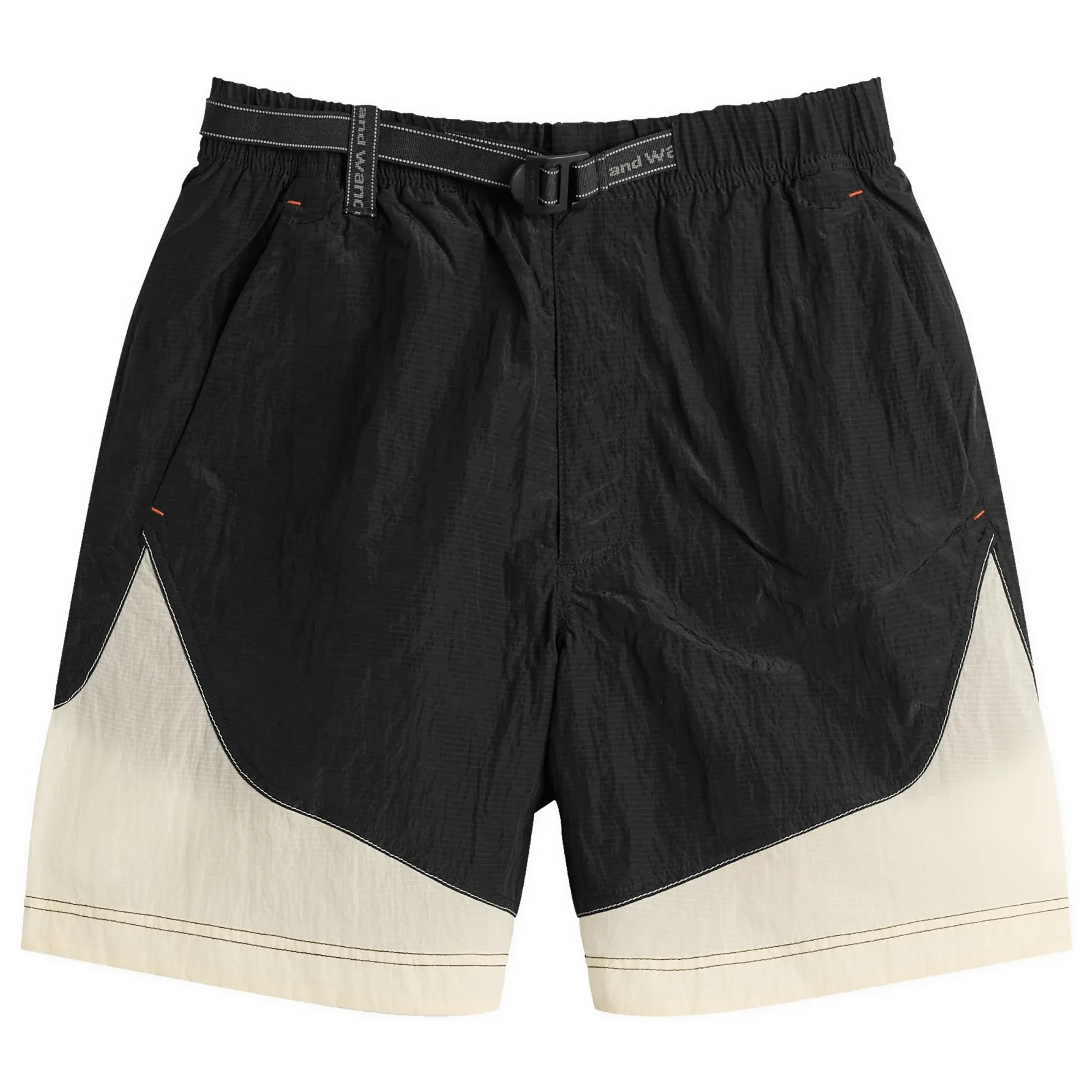and wander Men's x ROA Ripstop Wind Shorts Off White