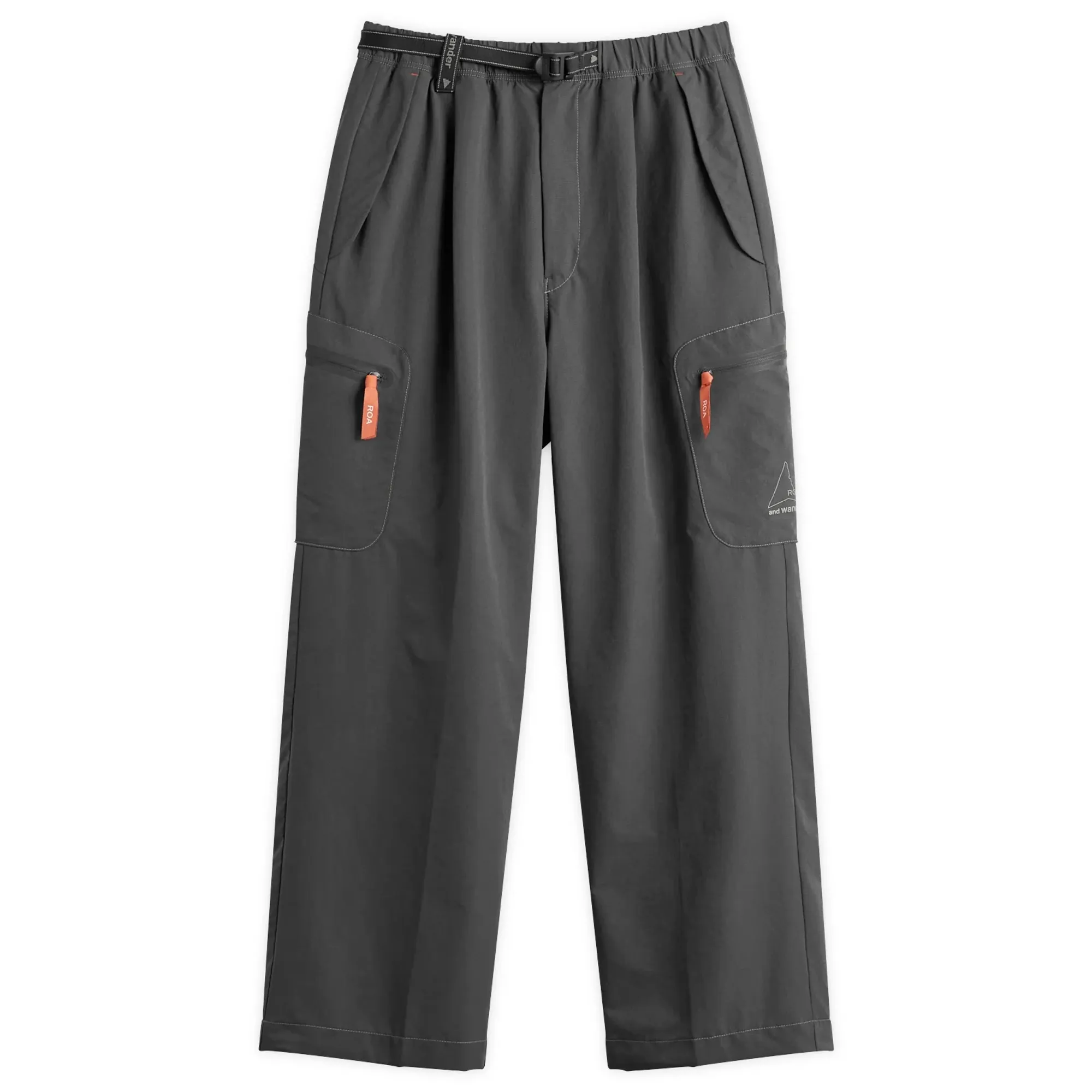 and wander Men's x ROA Breathable Trousers Charcoal