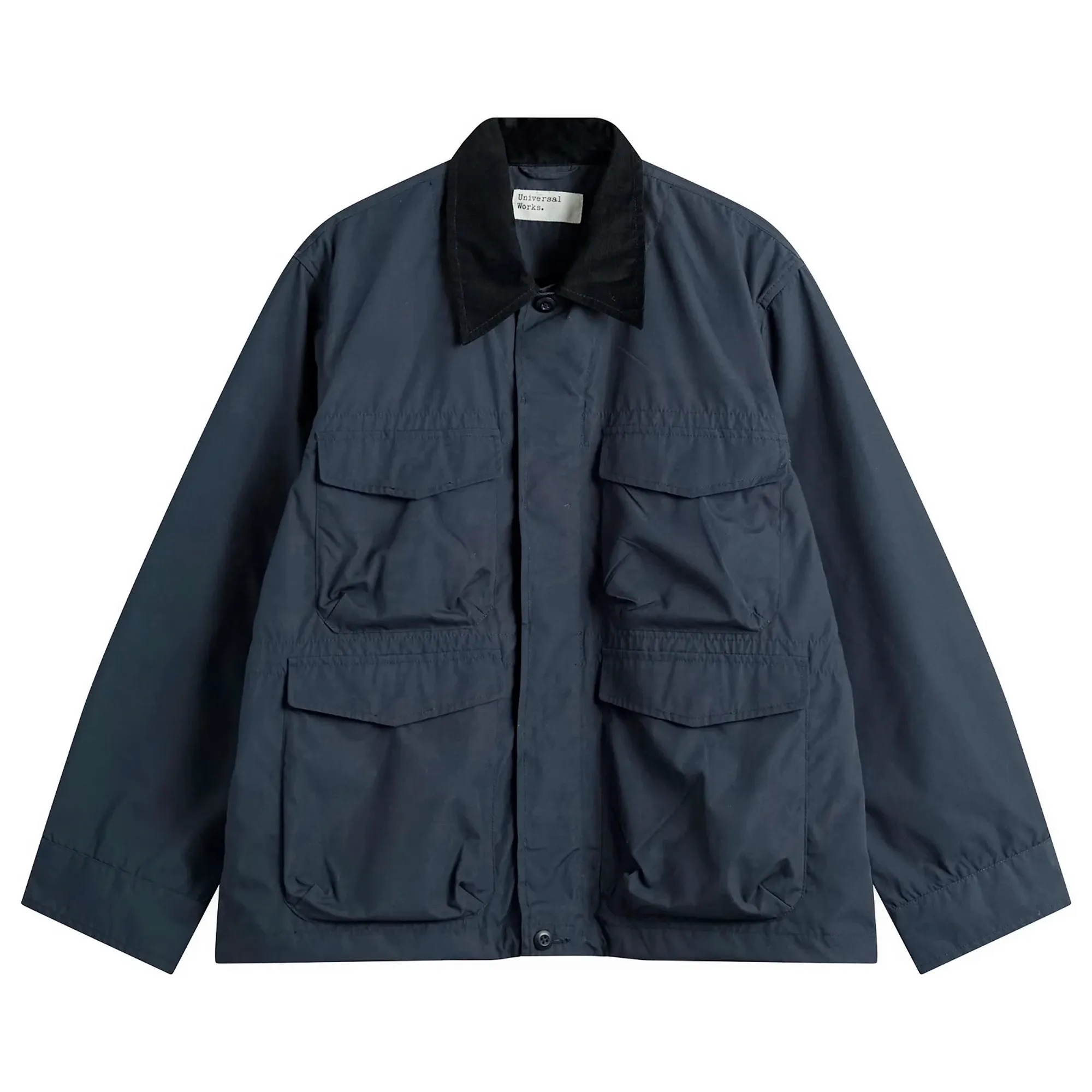 Universal Works Men's Recycled Poly Parachute Field Jacket Navy