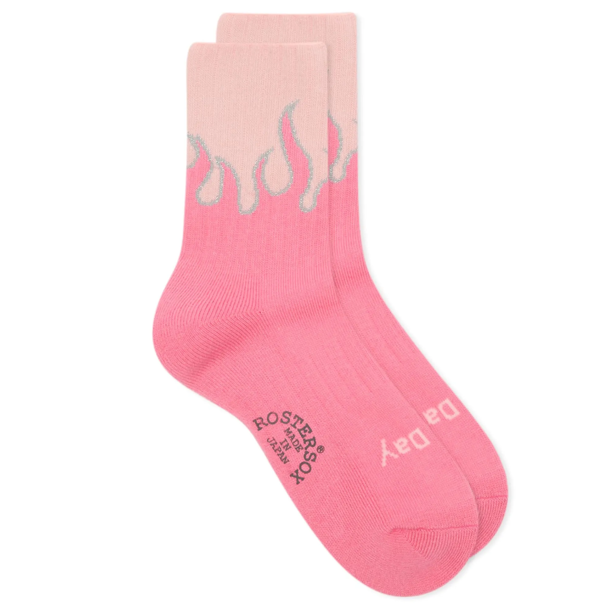 Rostersox Fire Socks Pink