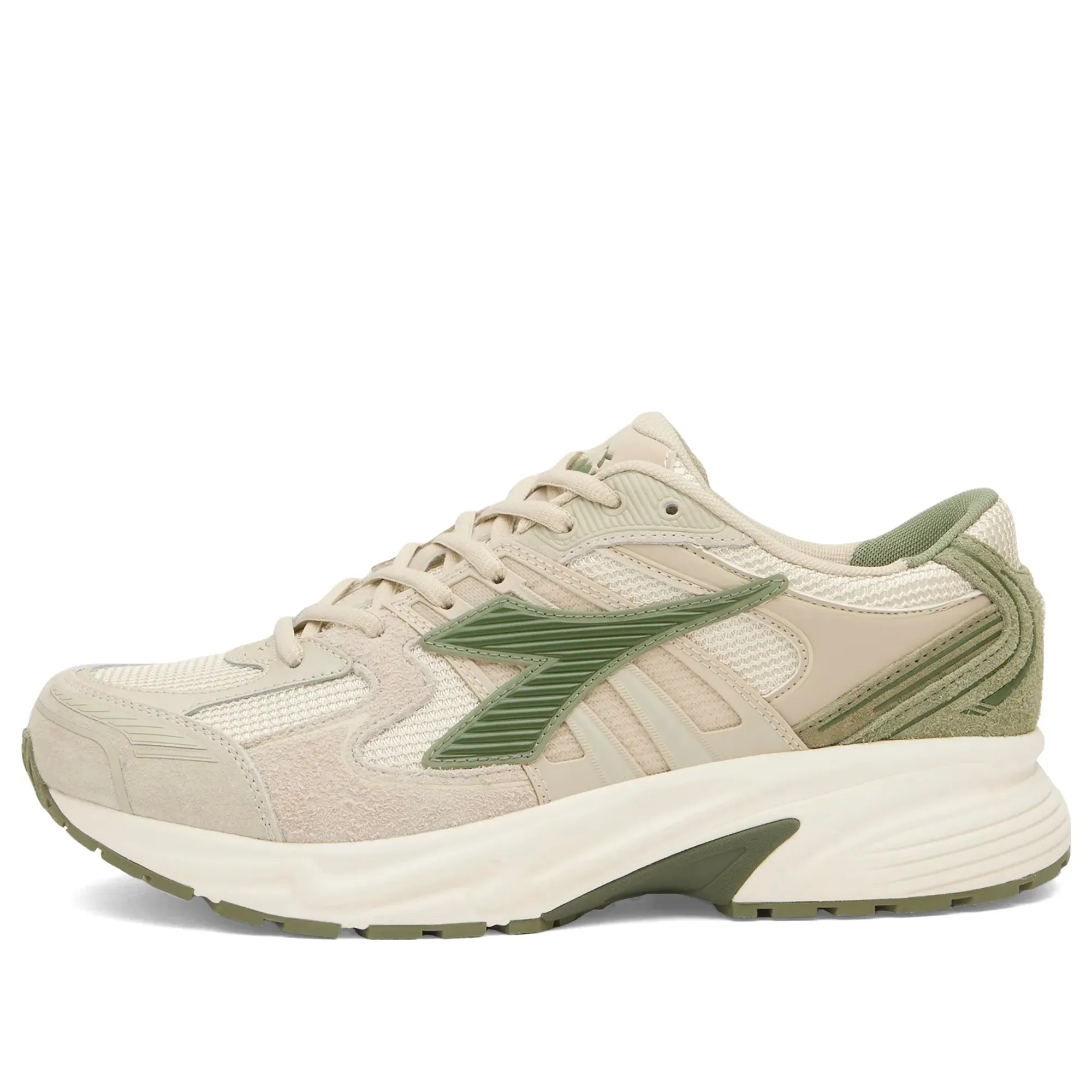Diadora Men's Mythos Star Sneaker Silver Green/Bronze Green