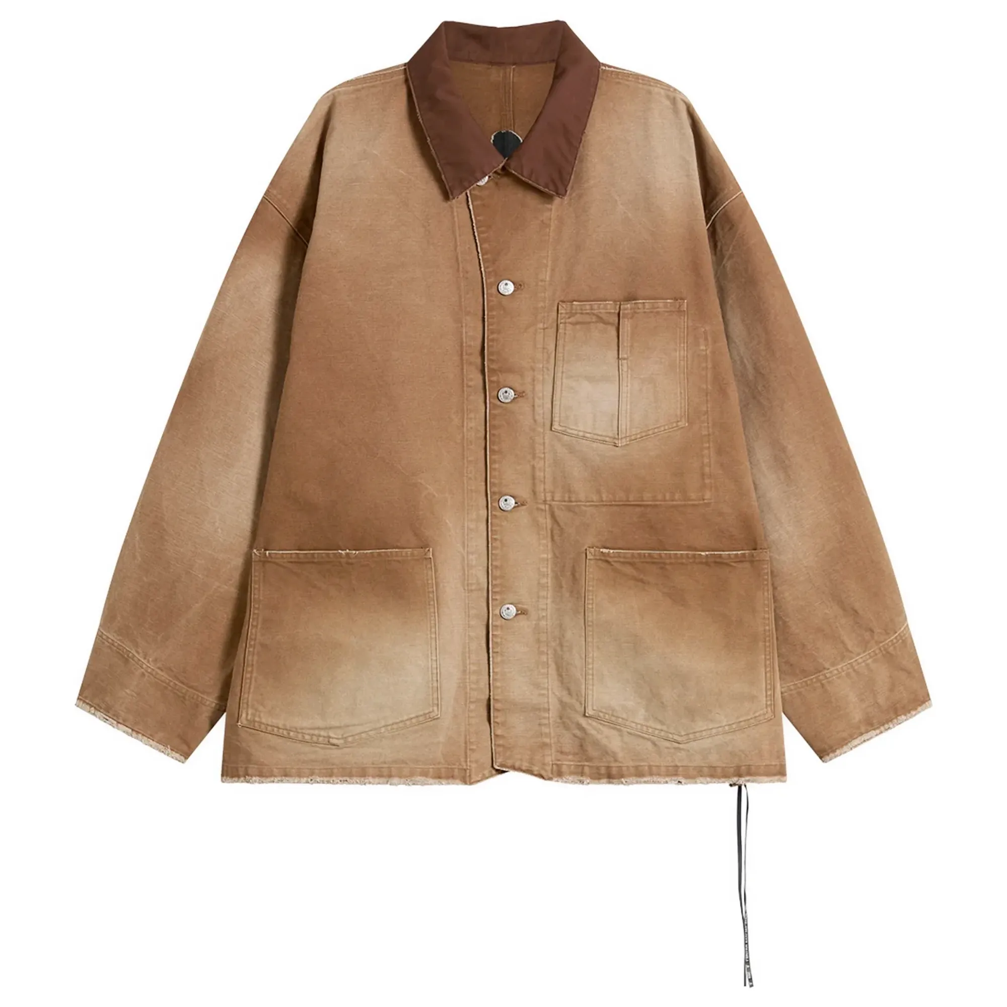 MASTERMIND WORLD Men's Utility Jacket Dark Brown