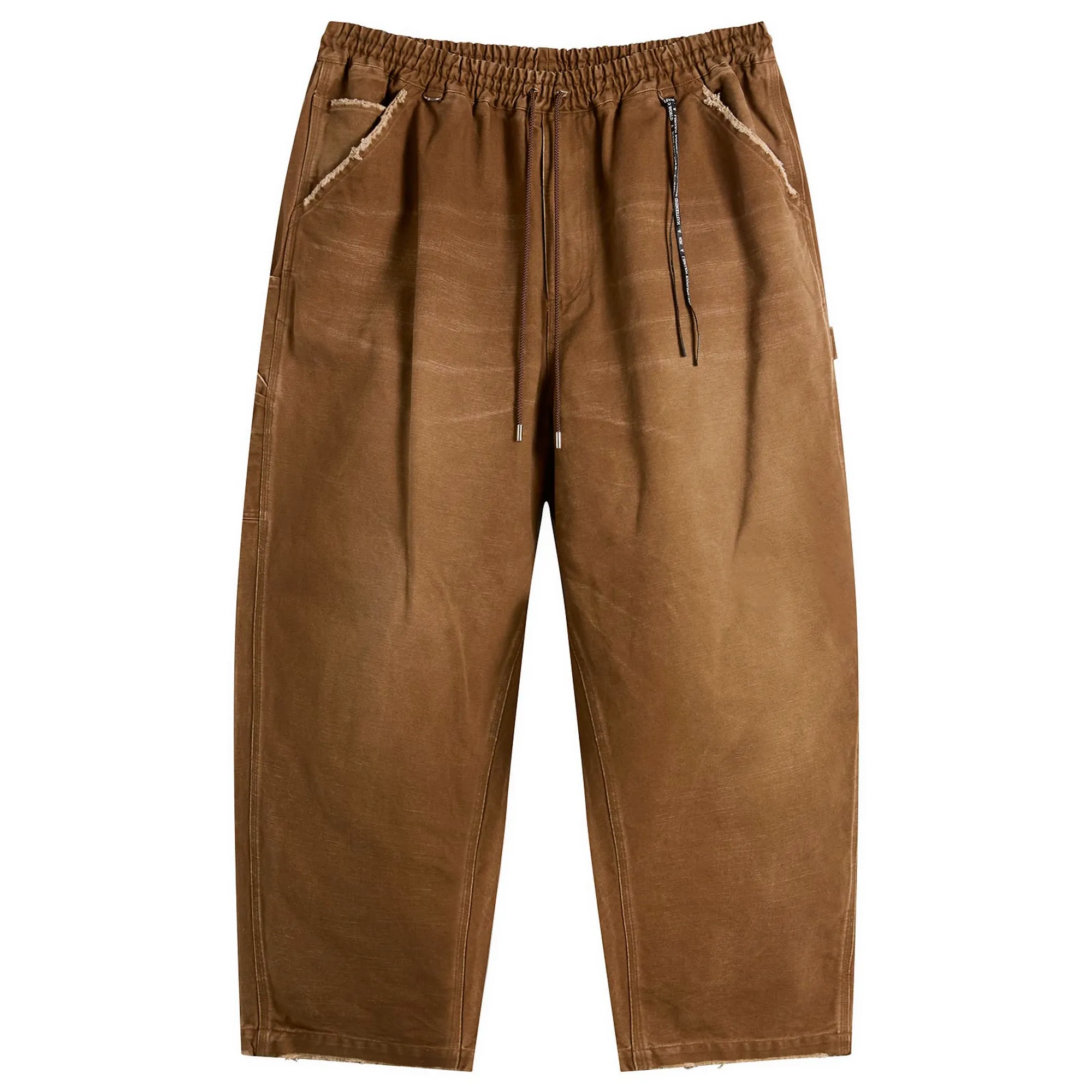 MASTERMIND WORLD Men's Wide Fit Duck Painter Pants Dark Brown