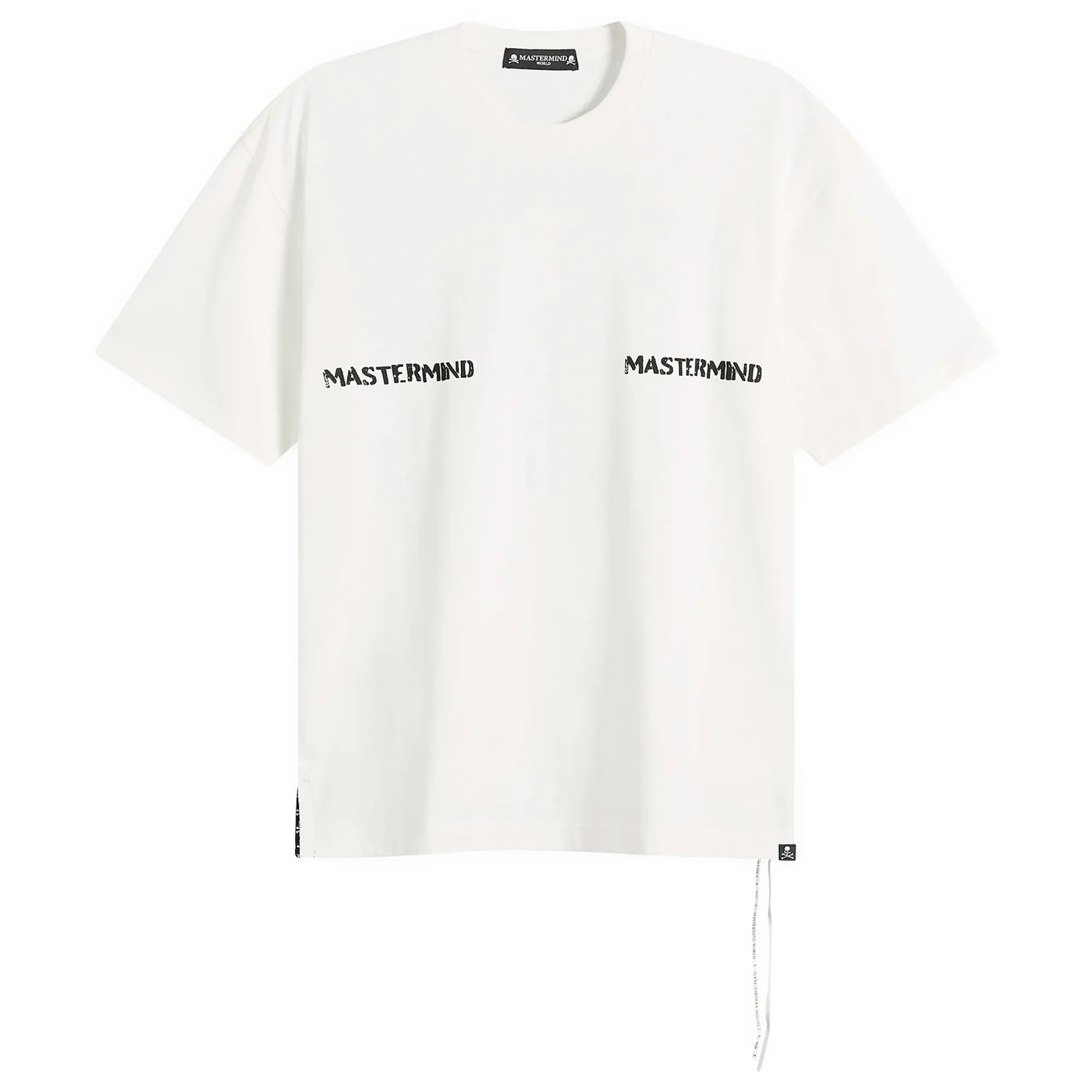 MASTERMIND WORLD Men's Stamped Short Sleeve T-Shirt White