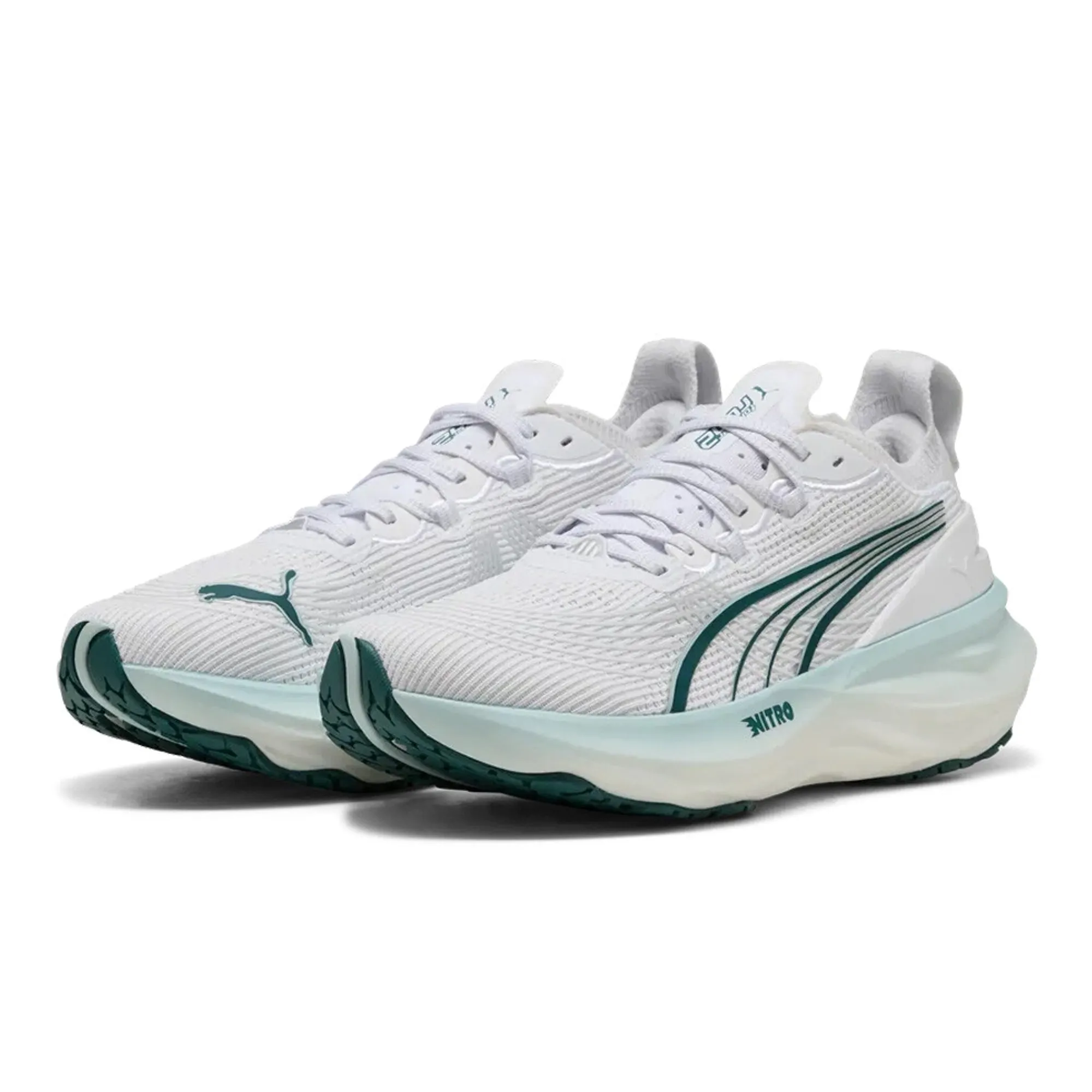PUMA ForeverRun NITRO 2 Running Shoes Men in White | Size 10