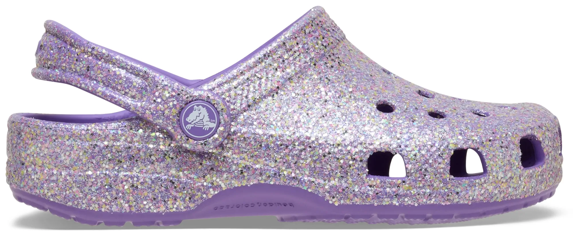 Crocs | Kids | Classic Fantasy Glitter | Clogs | Purple | C11