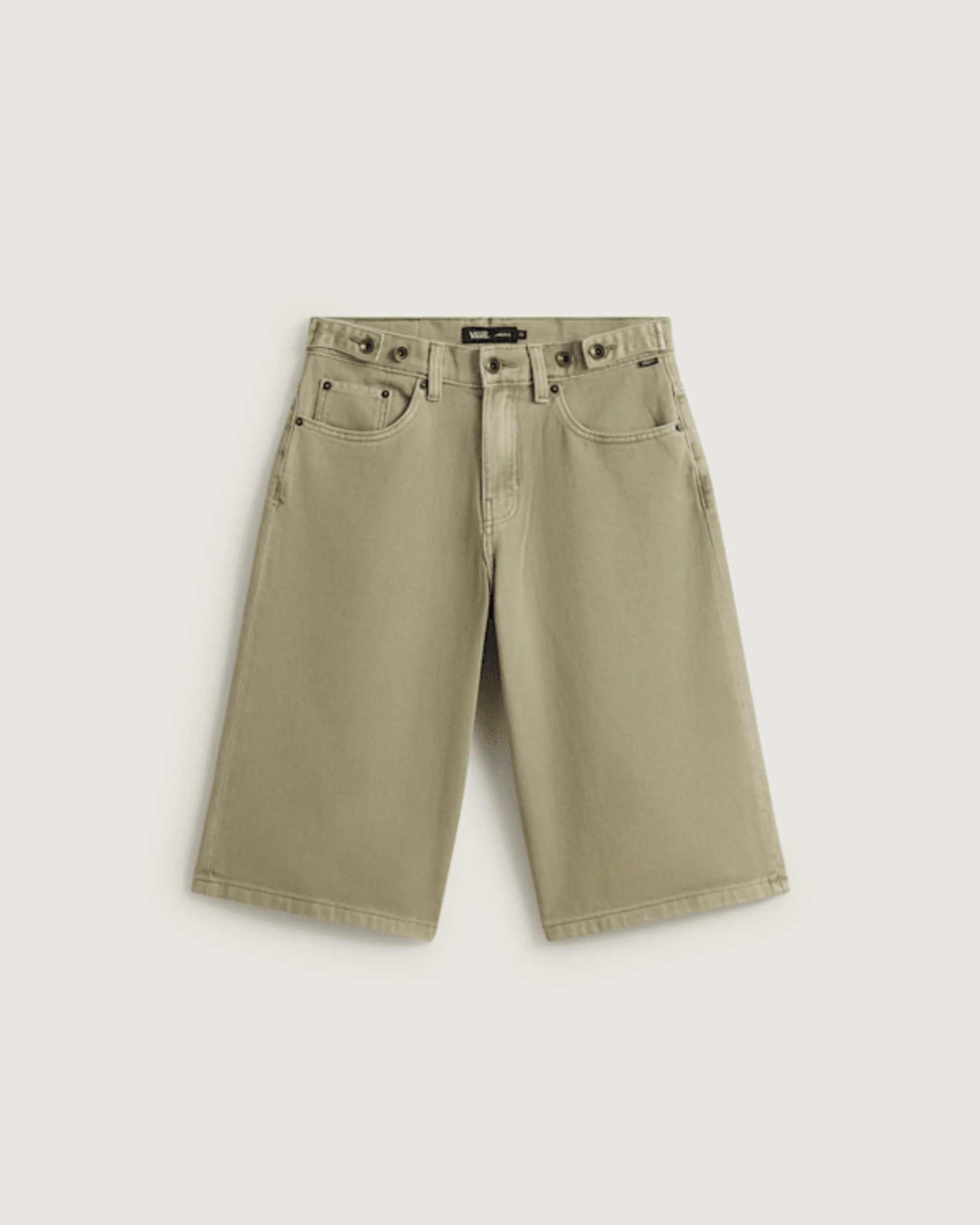 Vans - Cinched Check 5 Baggy Short Soft Sage, Woman, Beige