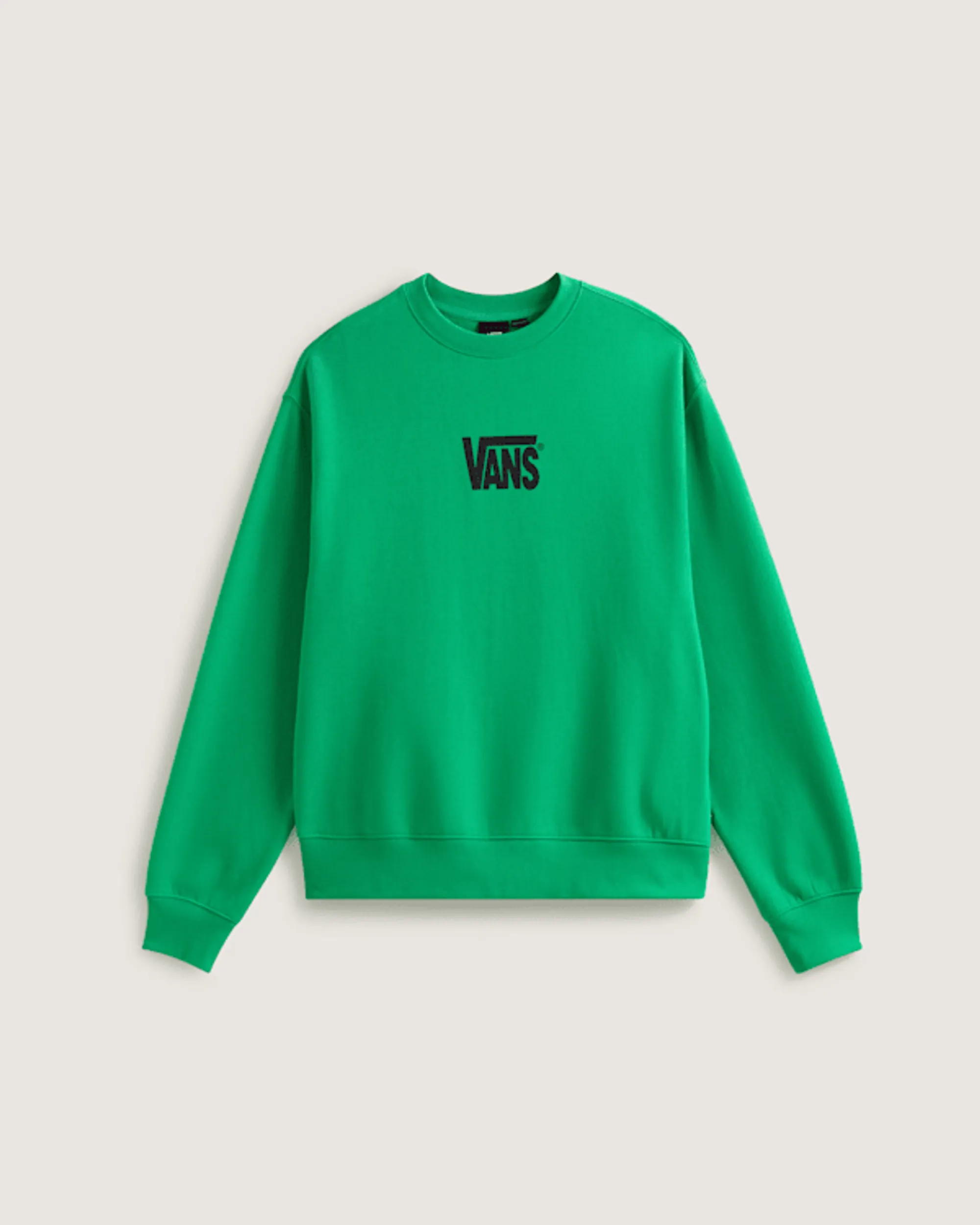 Vans - Stretch Logo Crew Vivid Verdant, Man, Green