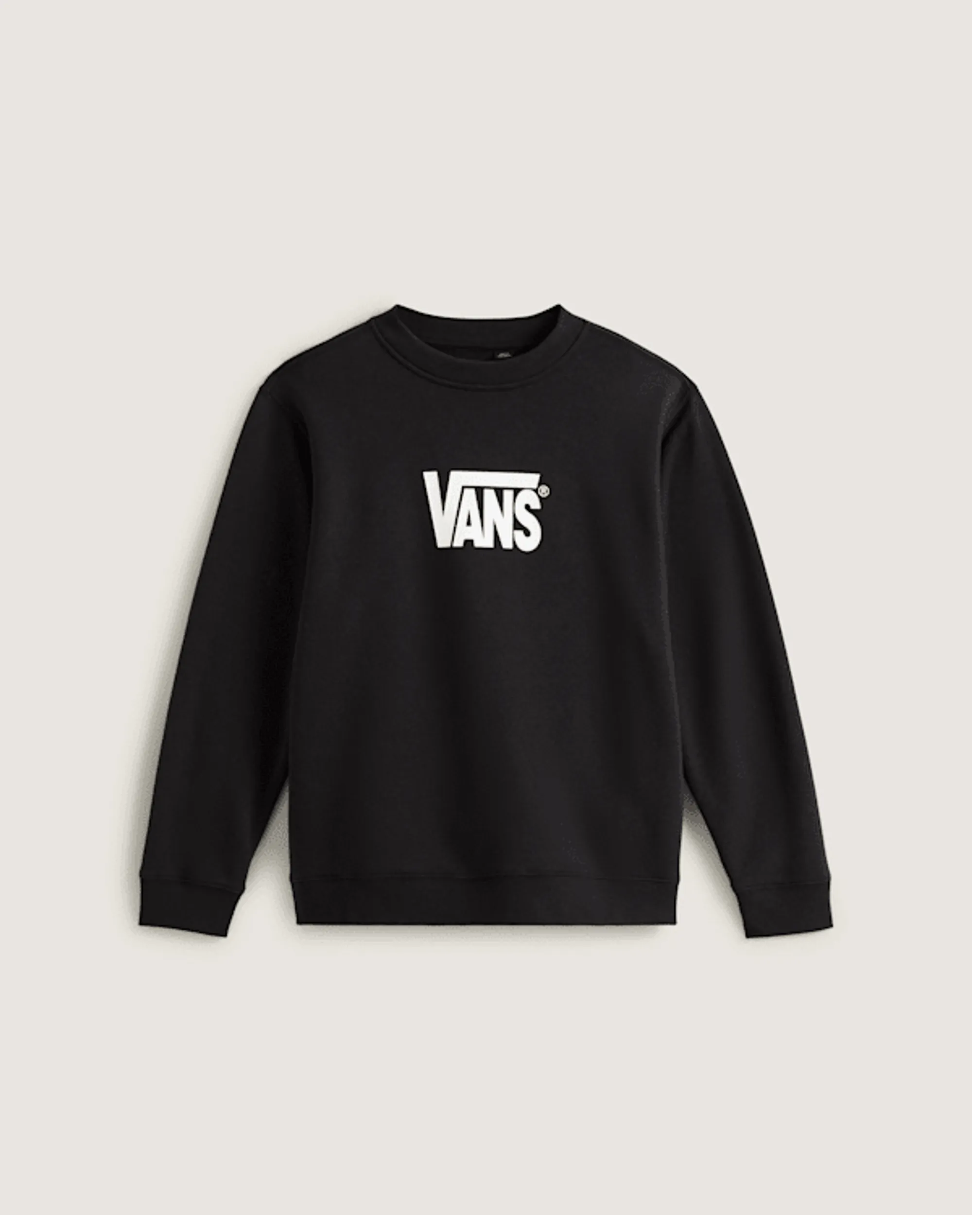 Vans - Stretch Logo Crew Black/White, Black
