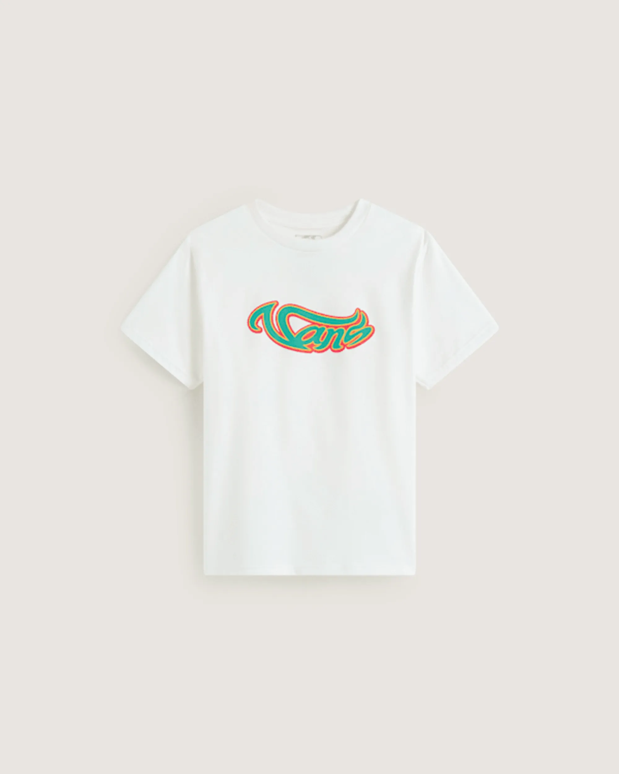 Vans - Wavy Script Ss White, White