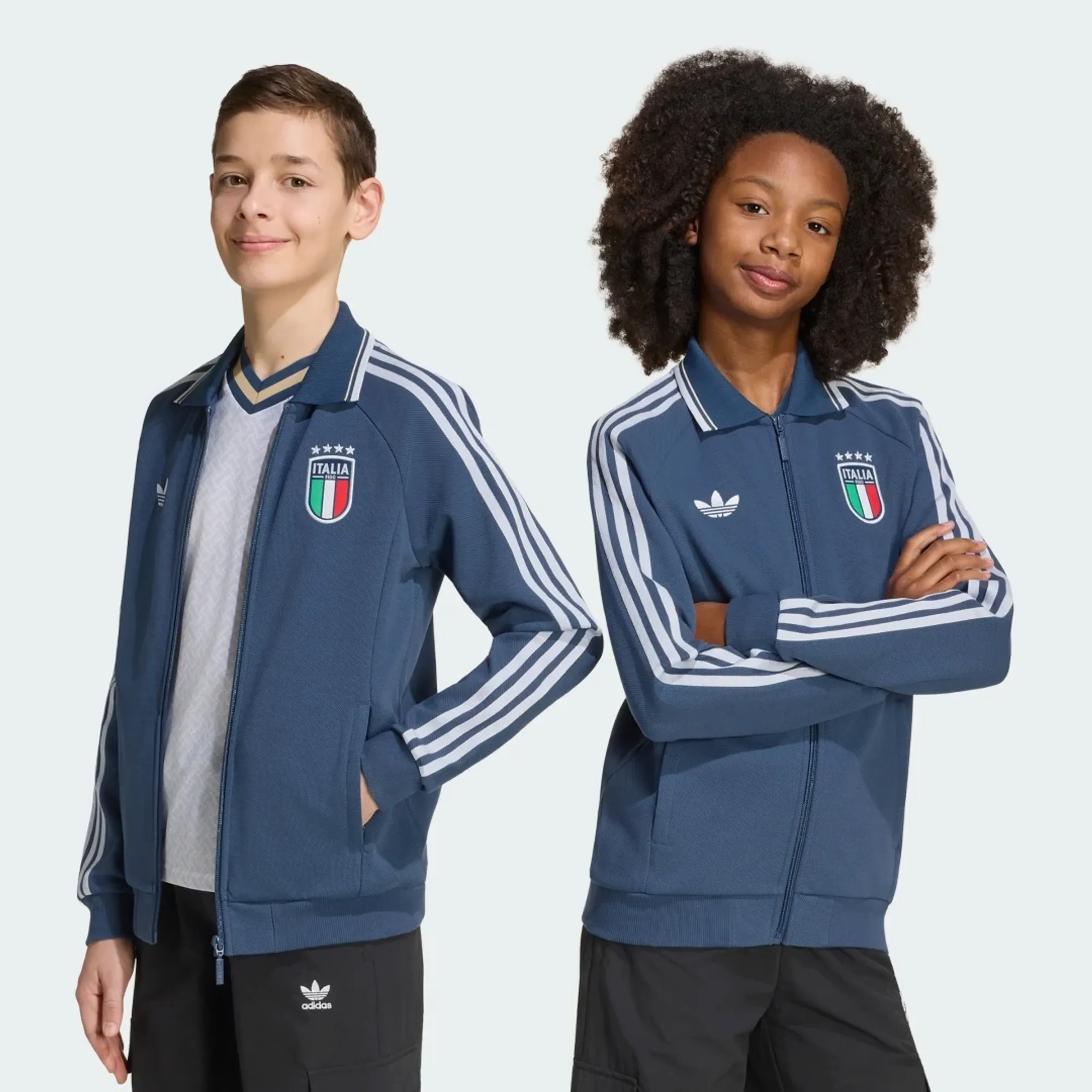 adidas Italy Away Anthem Jacket Kids