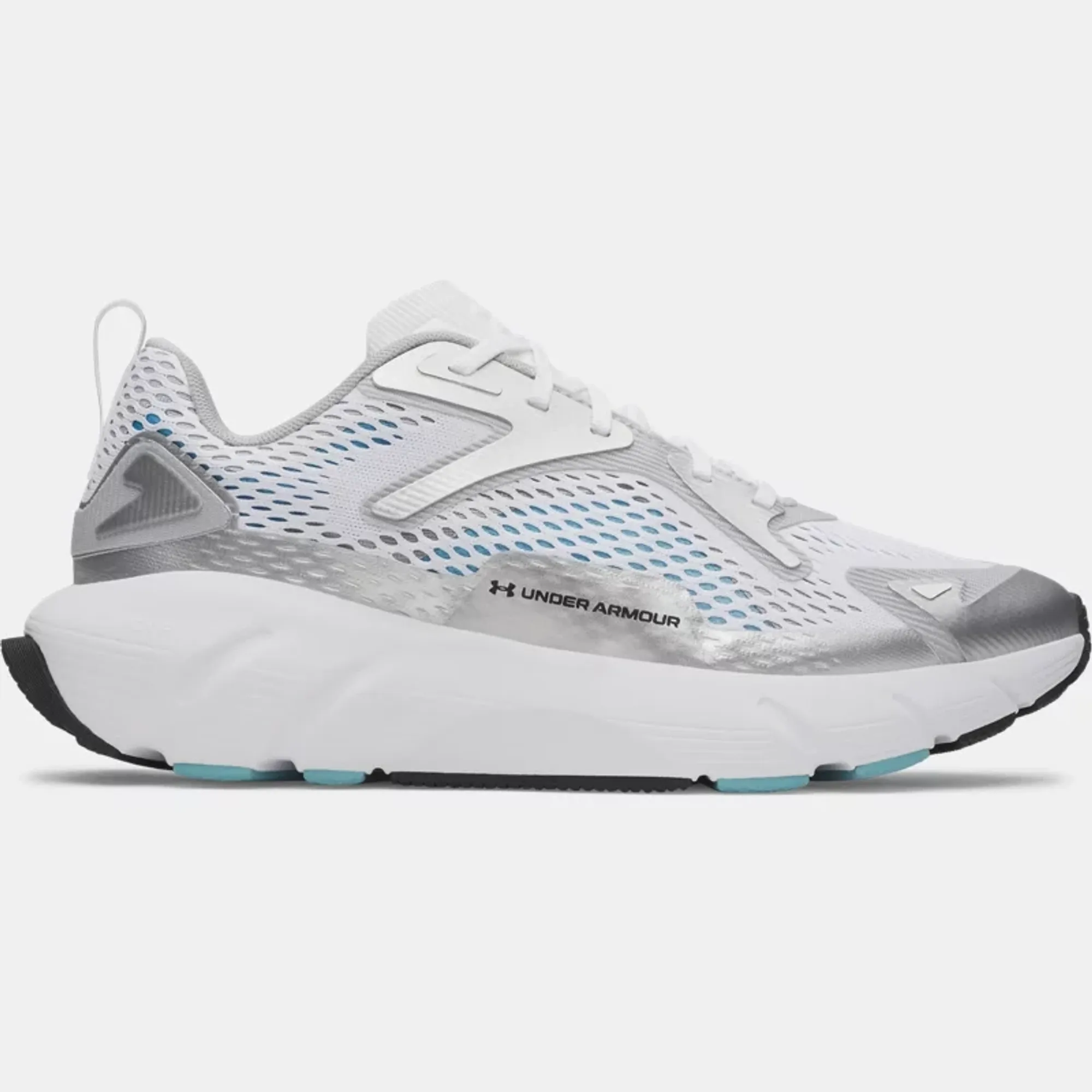 Under Armour  Aura Unisex Shoes White / Blue Haze / Black 7.5