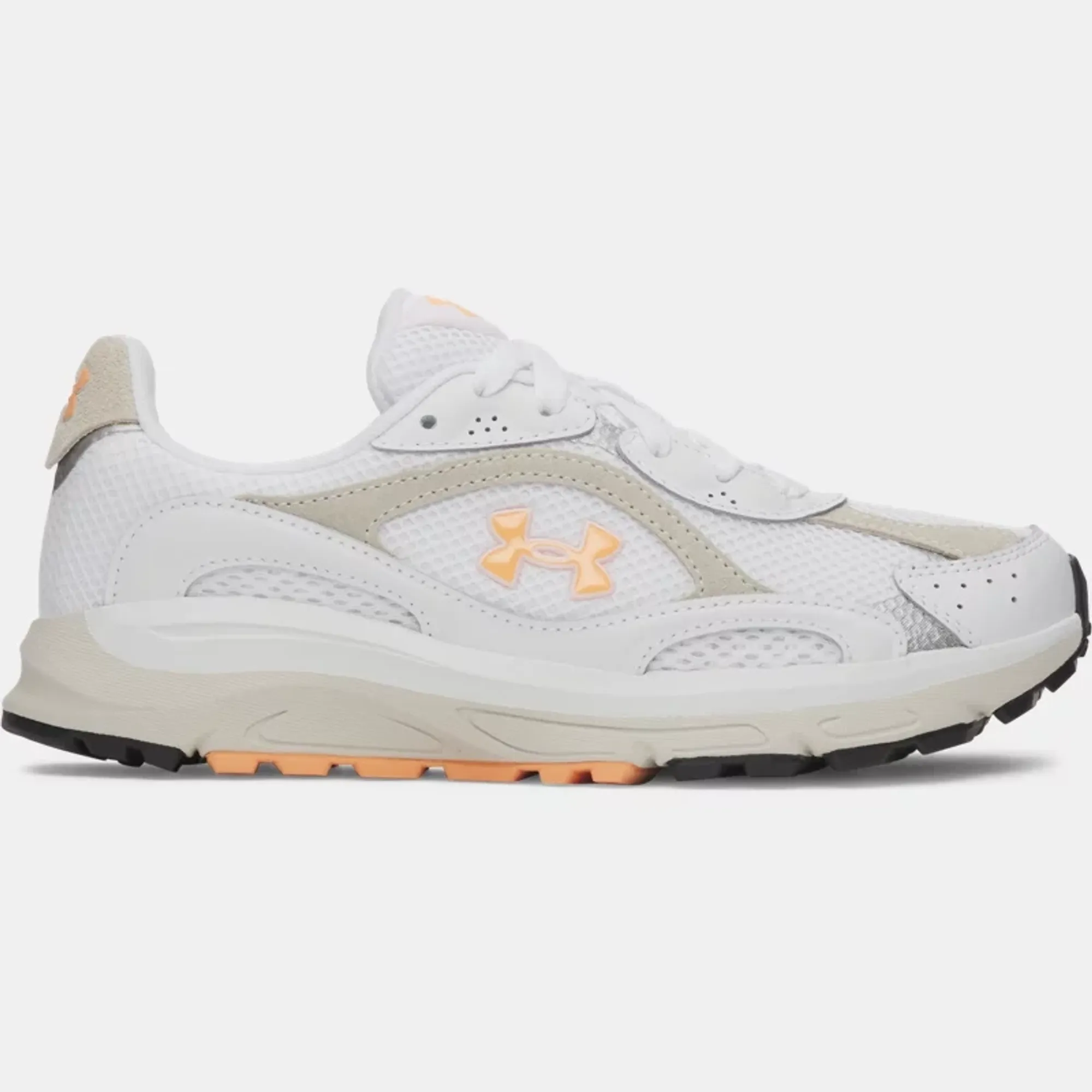 Under Armour  Tech Runner Women's Shoes White / Summit White / Orange Bloc 7.5