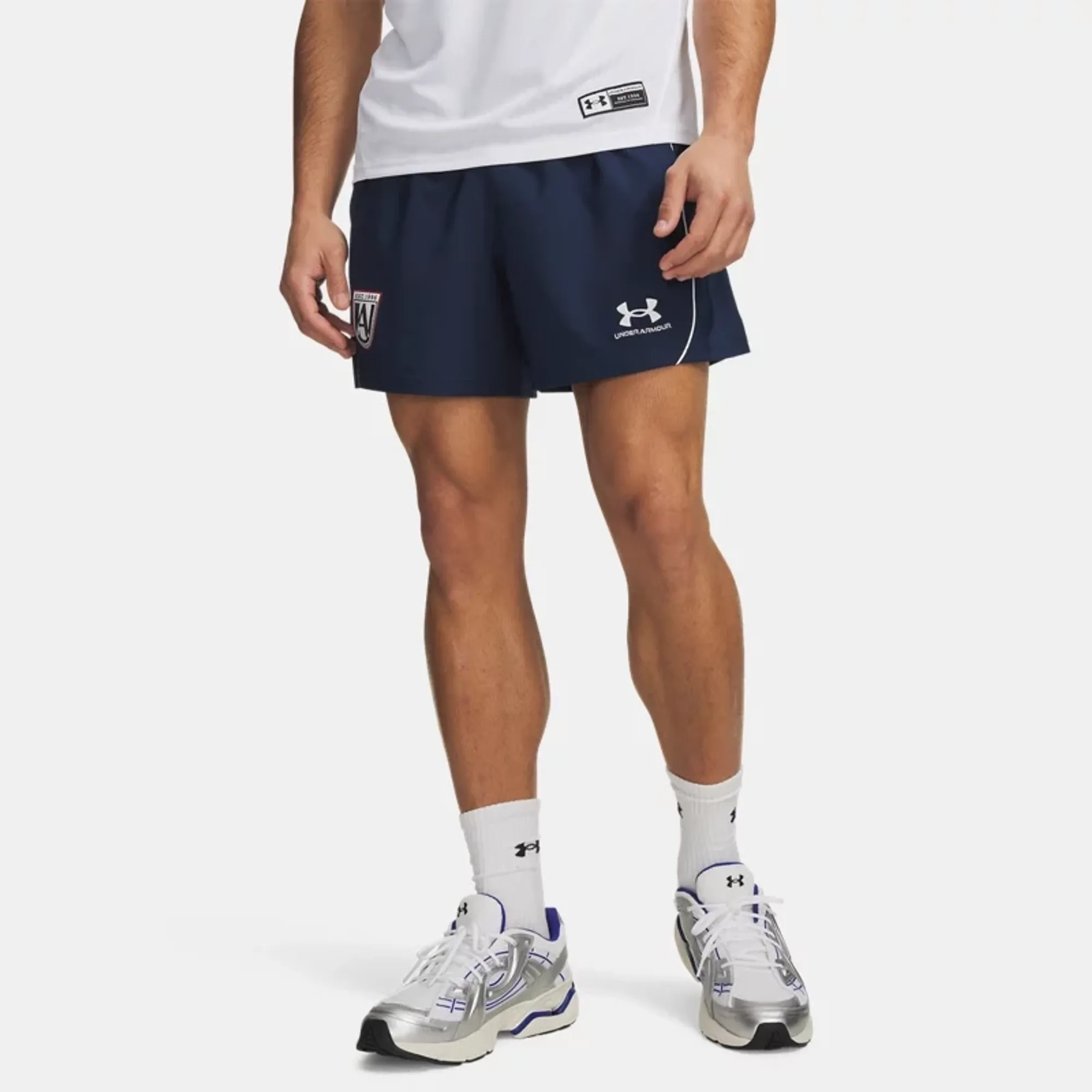 Under Armour  96 Terrace Country Men's Shorts Academy / White L