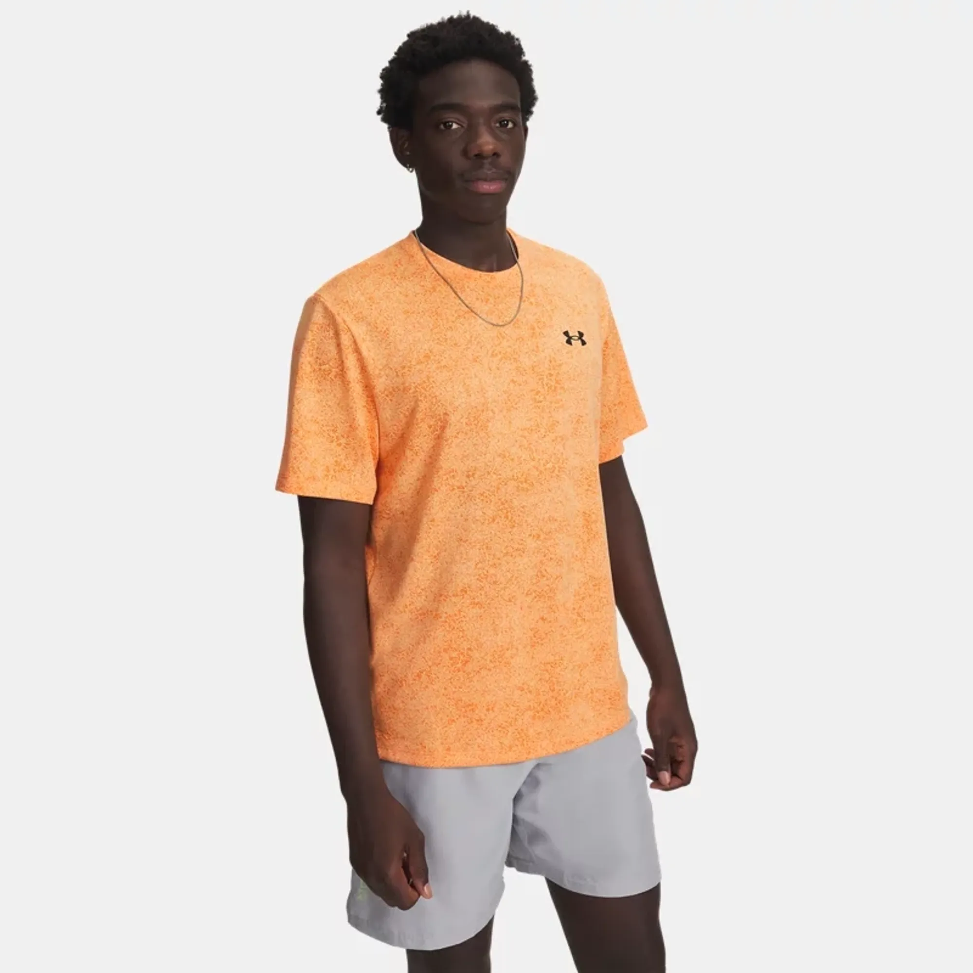 Under Armour  Tech™ Men's Short Sleeve Orange Bloc / Black XXL