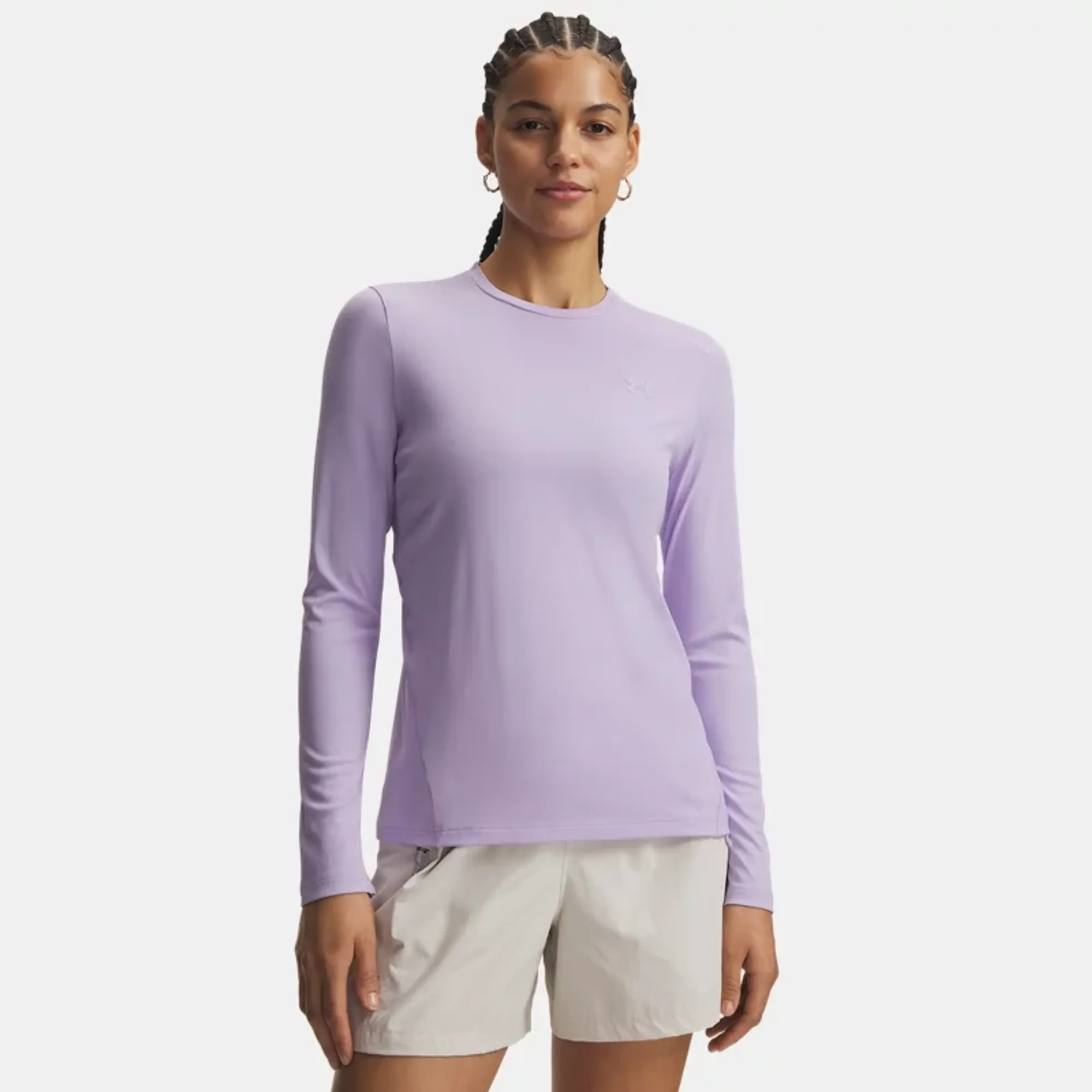 Under Armour  Explor UPF Women's Long Sleeve Crew Purple Crest / Purple Crest XS