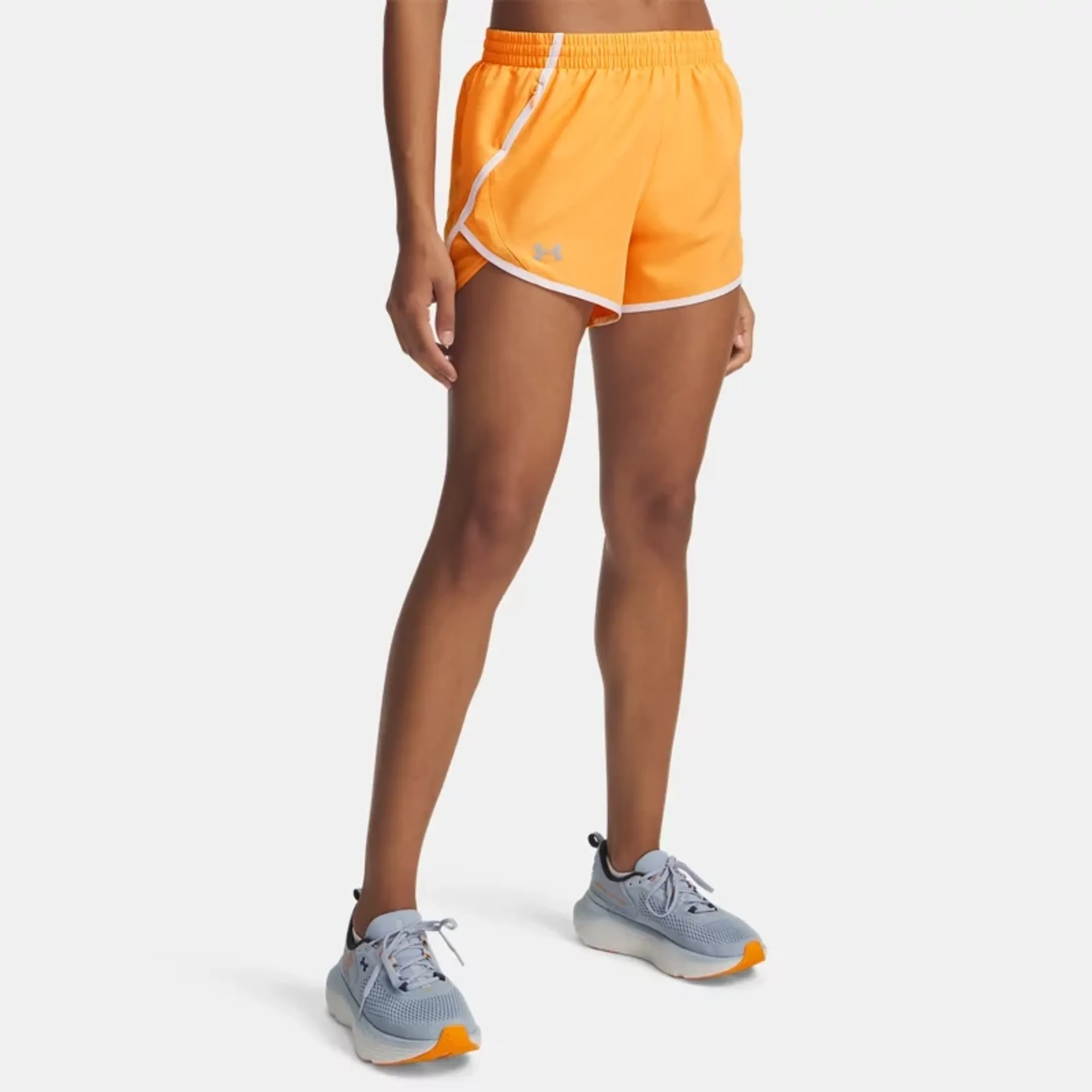 Under Armour  Fly-By Women's 3" Shorts Orange Bloc / White / Reflective L