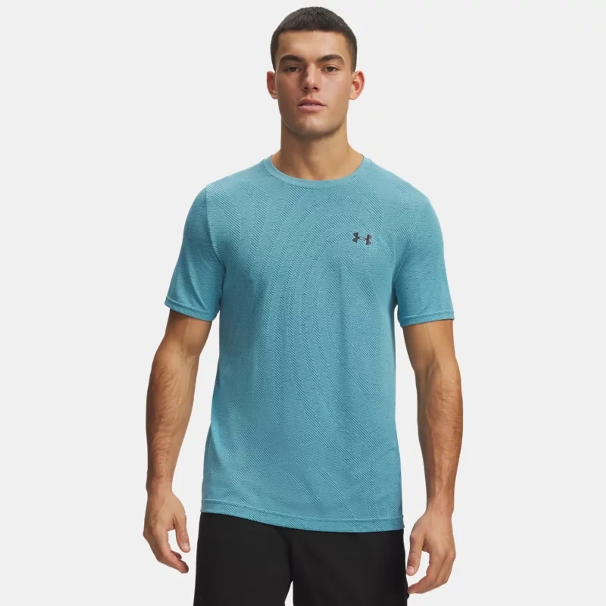 Under Armour  Vanish Seamless Men's Short Sleeve Blue Haze / Black M