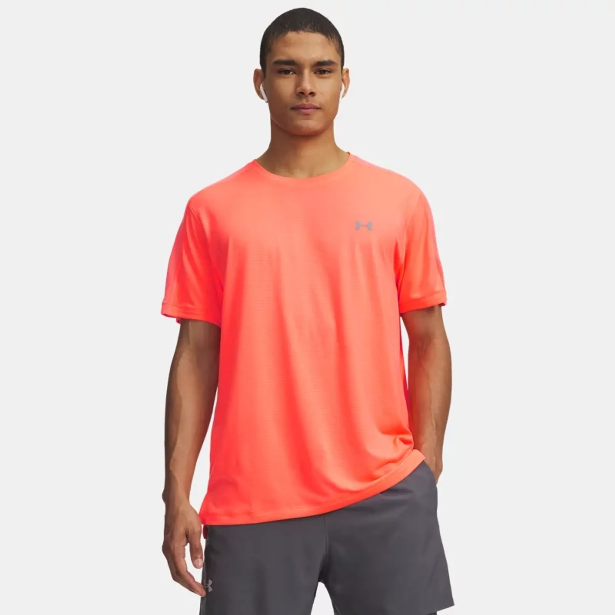 Under Armour  Velociti Reflect Men's Short Sleeve Electric Tangerine / Reflective M