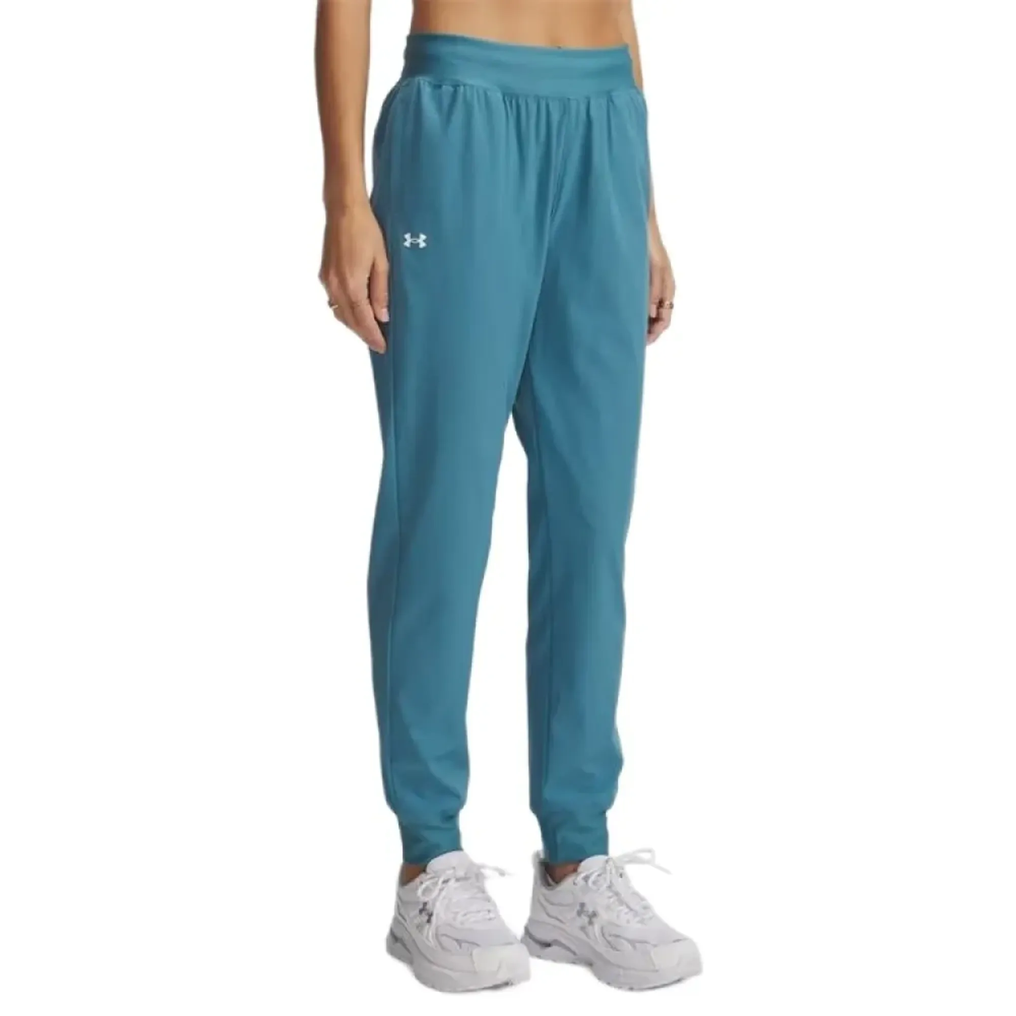 Under Armour  Rival Women's High-Rise Woven Pants Boundless Blue / White L