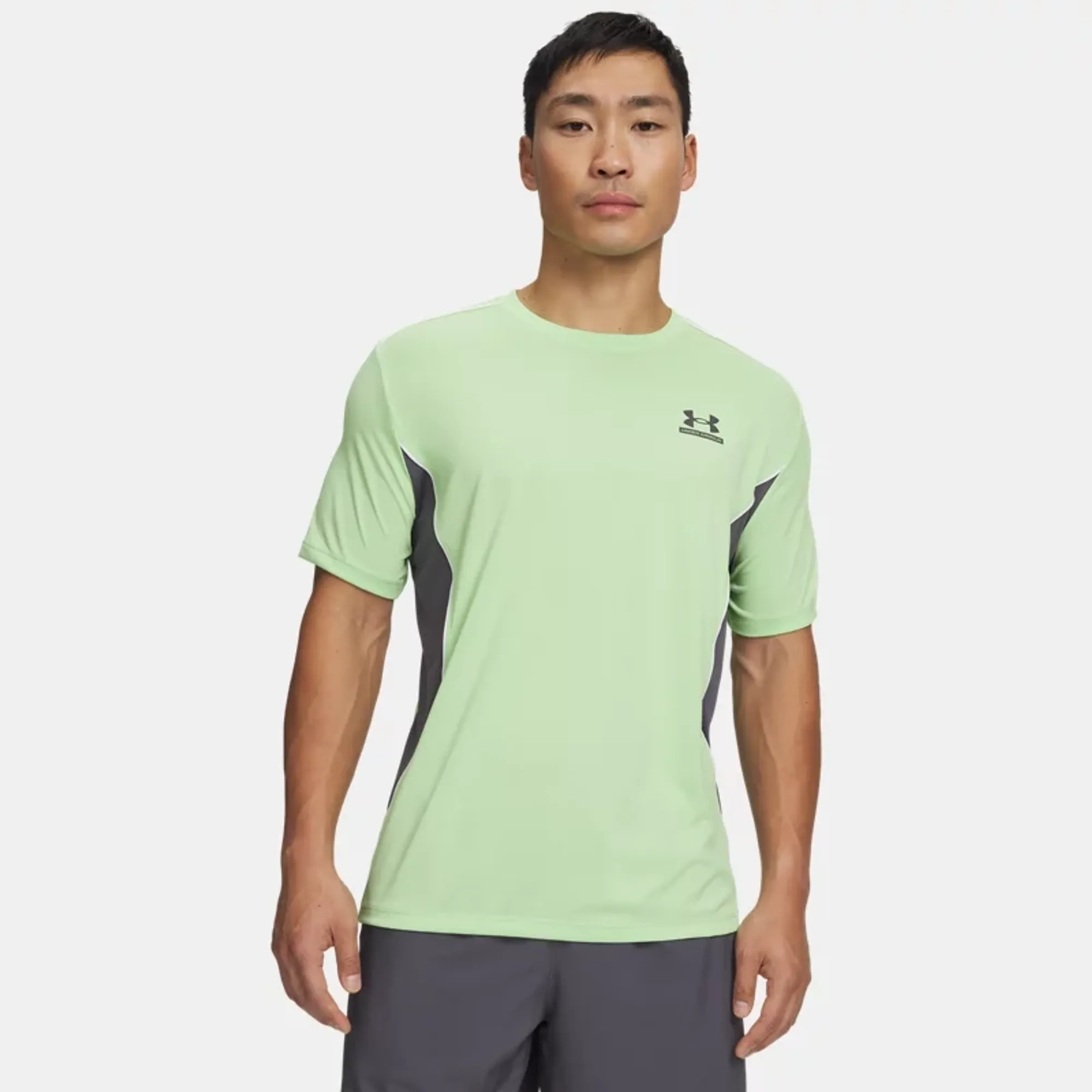Under Armour  Tech™ Sport Men's Short Sleeve Lumos Lime / Castlerock L