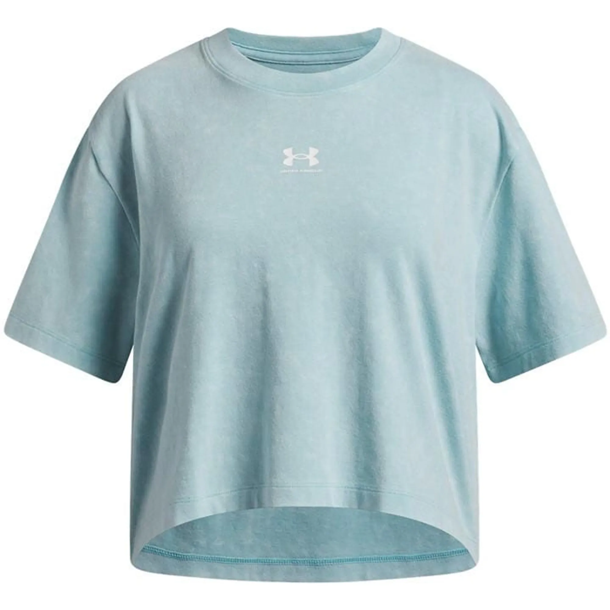 Under Armour  Rival Wash Girls' Short Sleeve Blue Haze / White YLG (59 - 63 in)