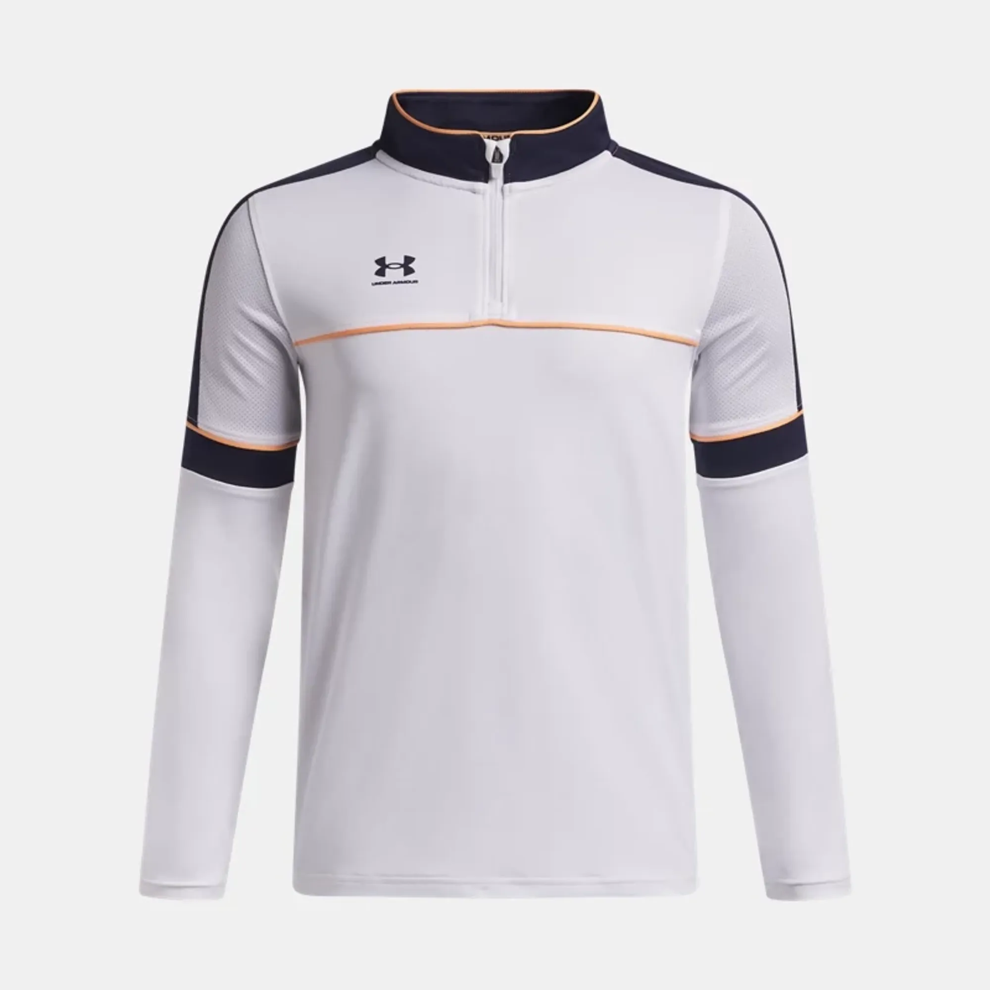 Under Armour  Challenger Training Boys' ¼ Zip White / Midnight Navy YLG (59 - 63 in)