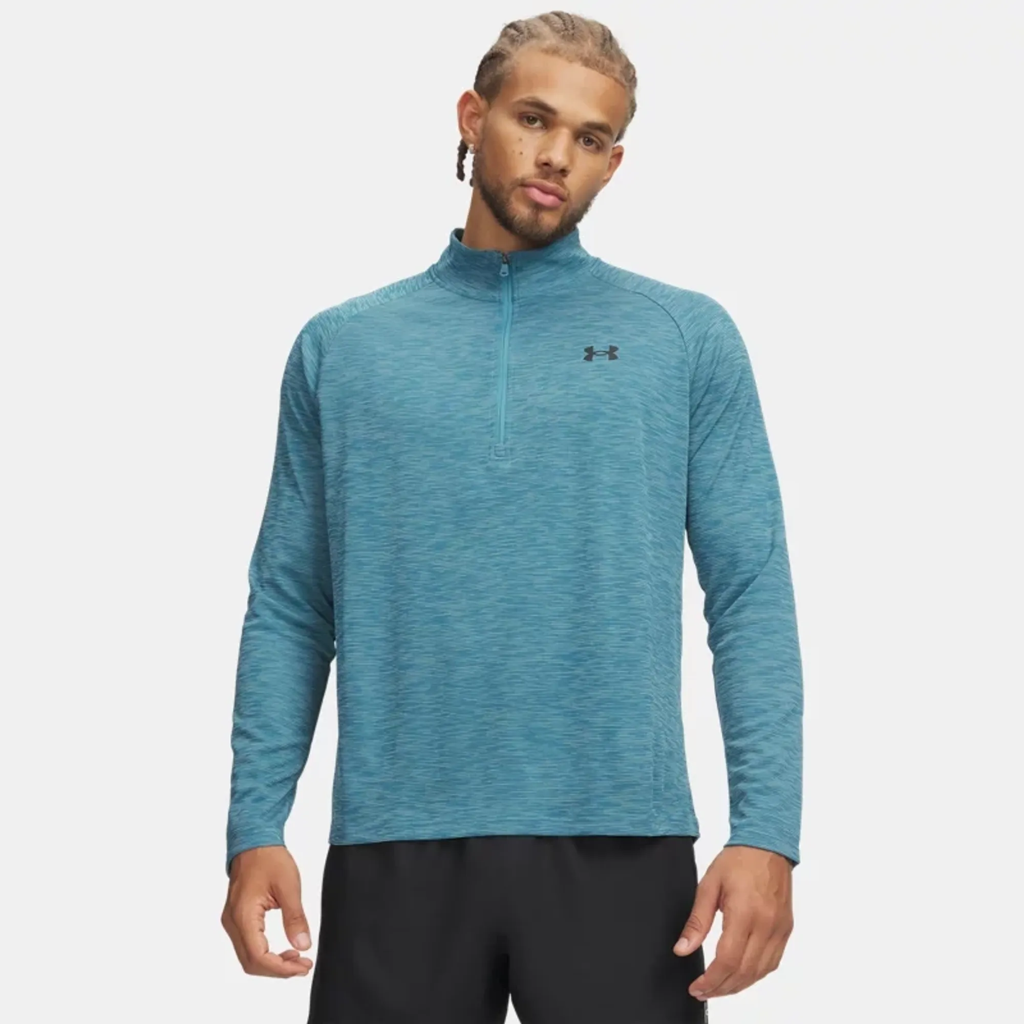 Under Armour  Tech™ Textured Men's ½ Zip Boundless Blue / Black L
