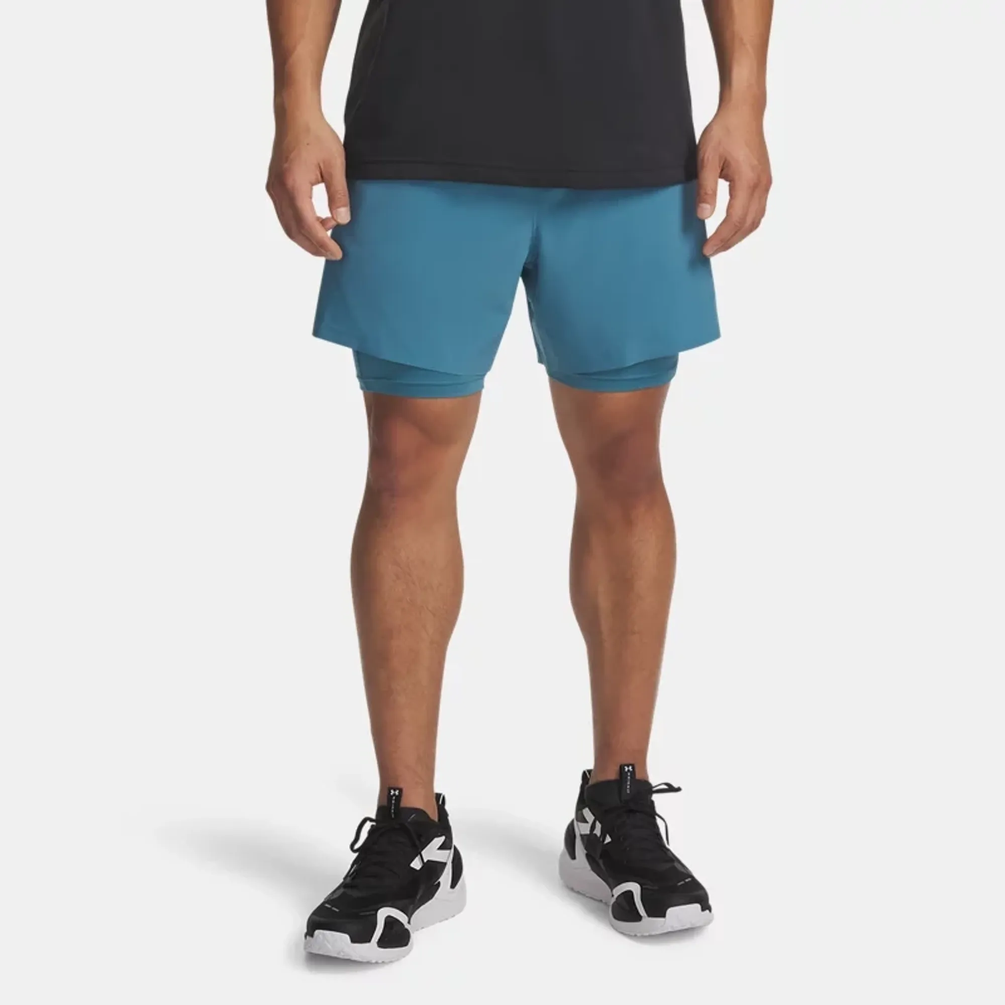 Under Armour  Vanish Elite Men's 2-in-1 Shorts Boundless Blue / Boundless Blue / Boundless Blue L