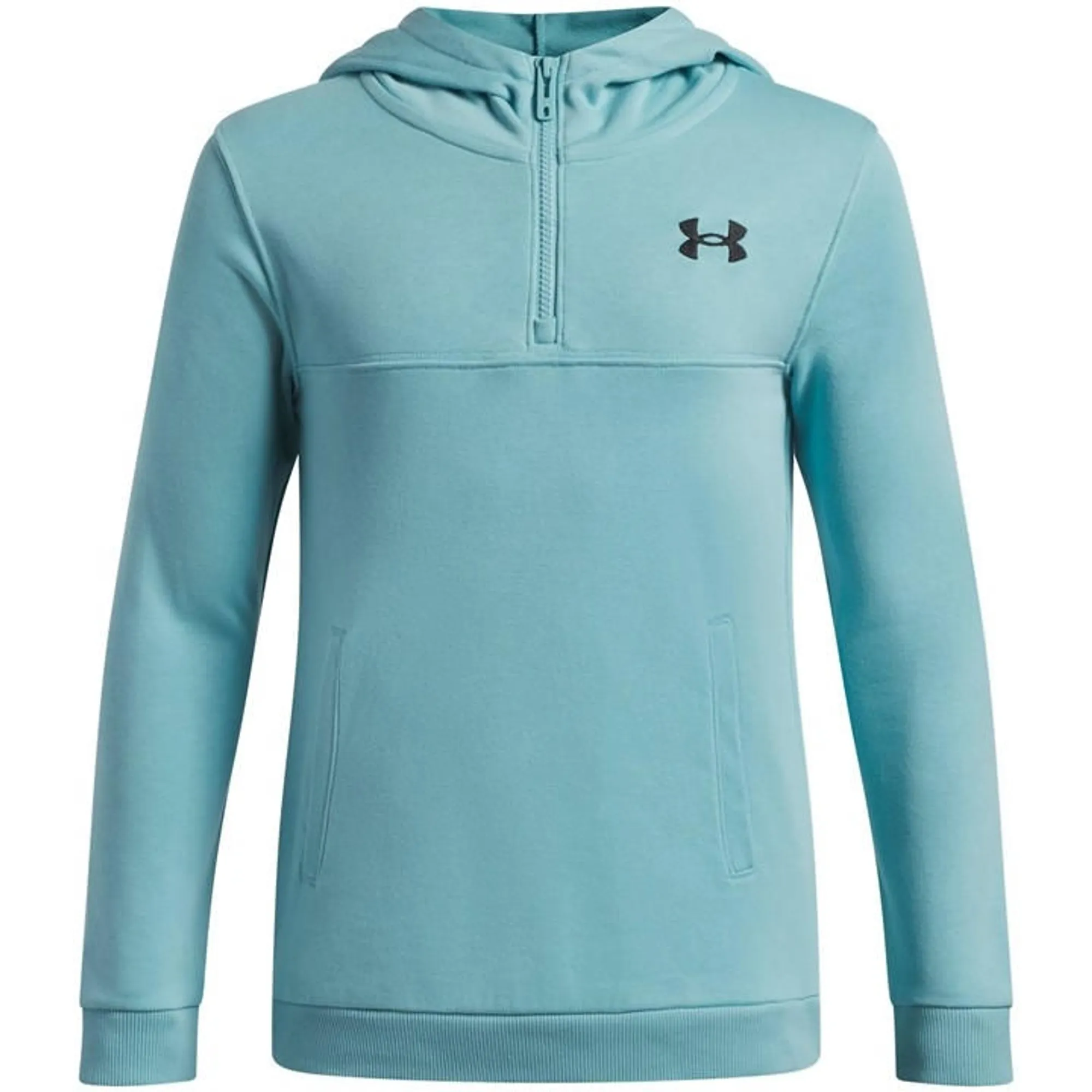 Under Armour  Rival Lightweight Boys' ¼ Zip Hoodie Blue Haze / Black YLG (59 - 63 in)