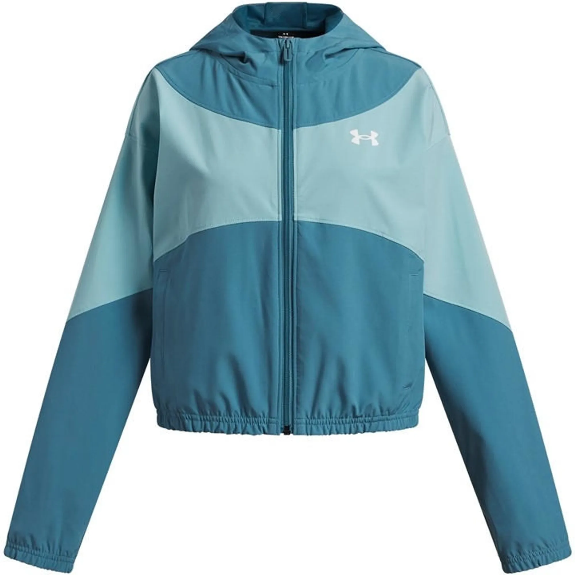 Under Armour  Rival Woven Girls' Jacket Boundless Blue / Blue Haze / White YLG (59 - 63 in)