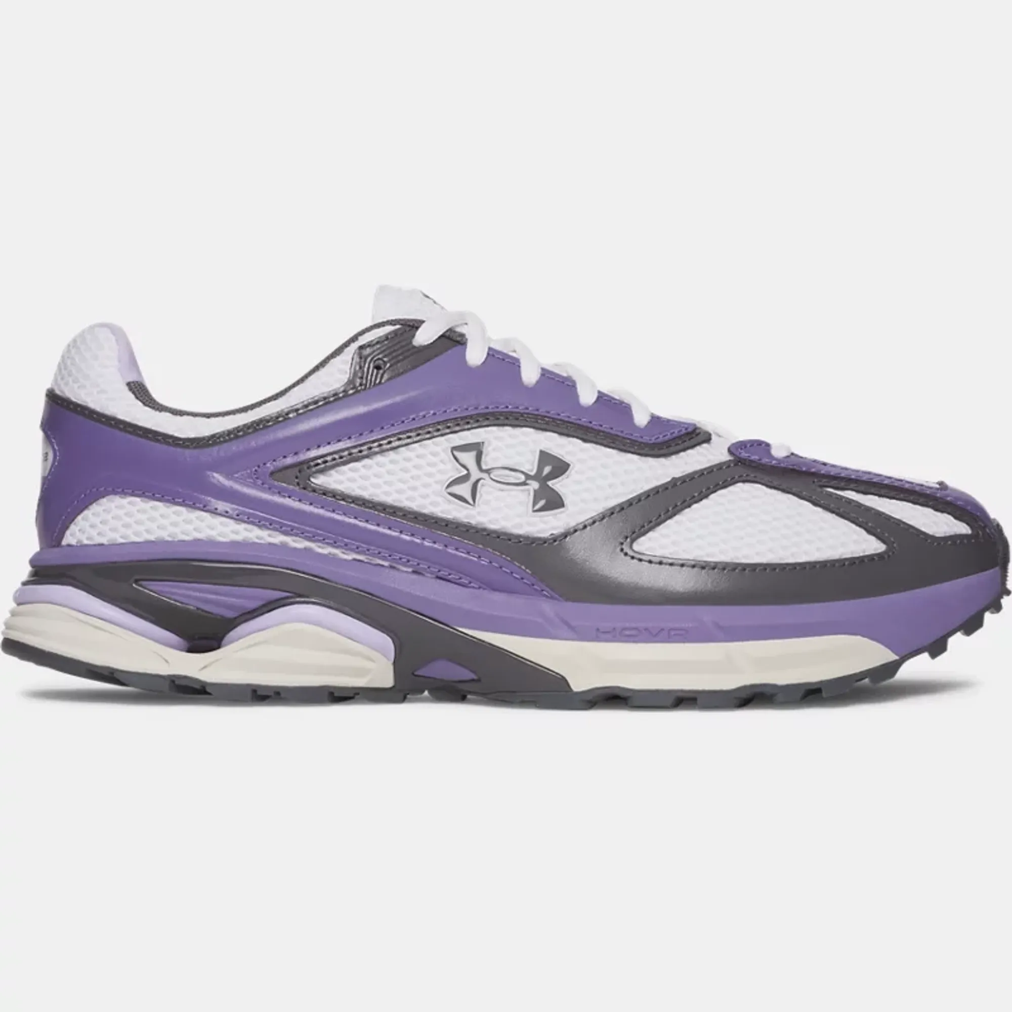 Under Armour  Apparition Unisex Shoes White / Purple Luxe / Castlerock 9.5