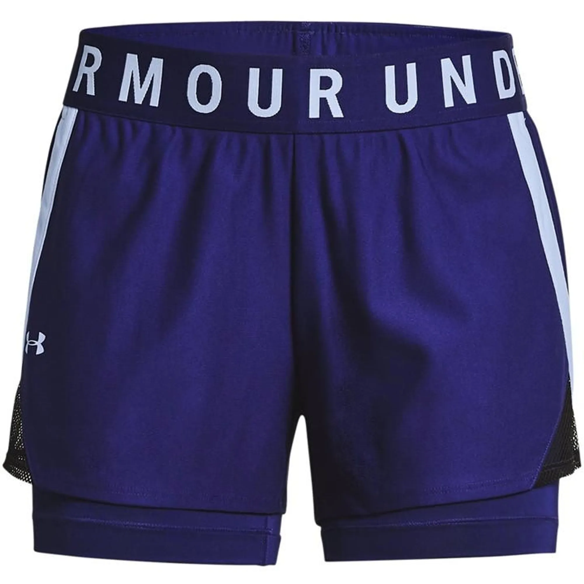 Under Armour Tech™ Play Up Women's 2-in-1 Shorts Boundless Blue / Boundless Blue / White L