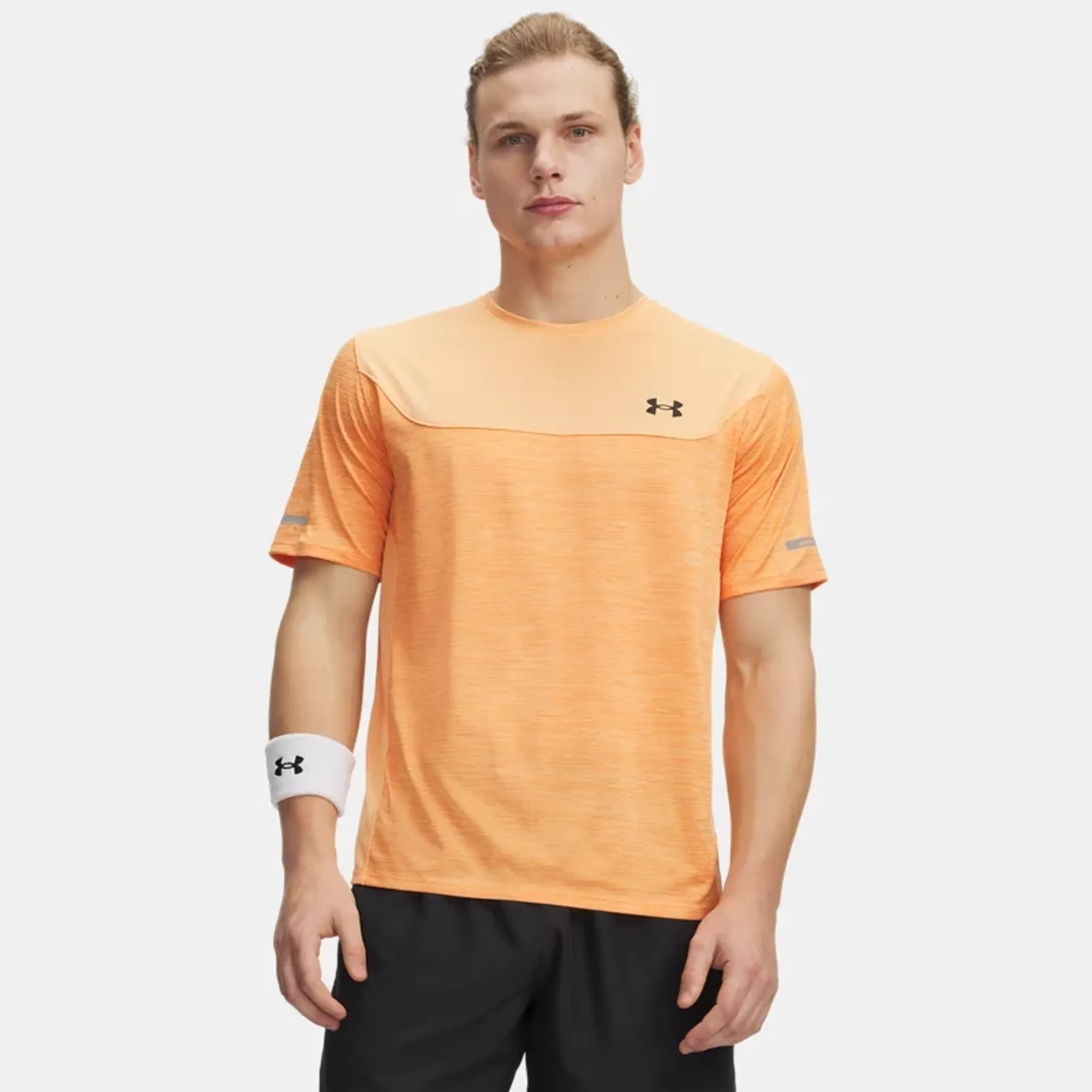 Under Armour Tech™ Utility Men's Short Sleeve Orange Bloc / Black L