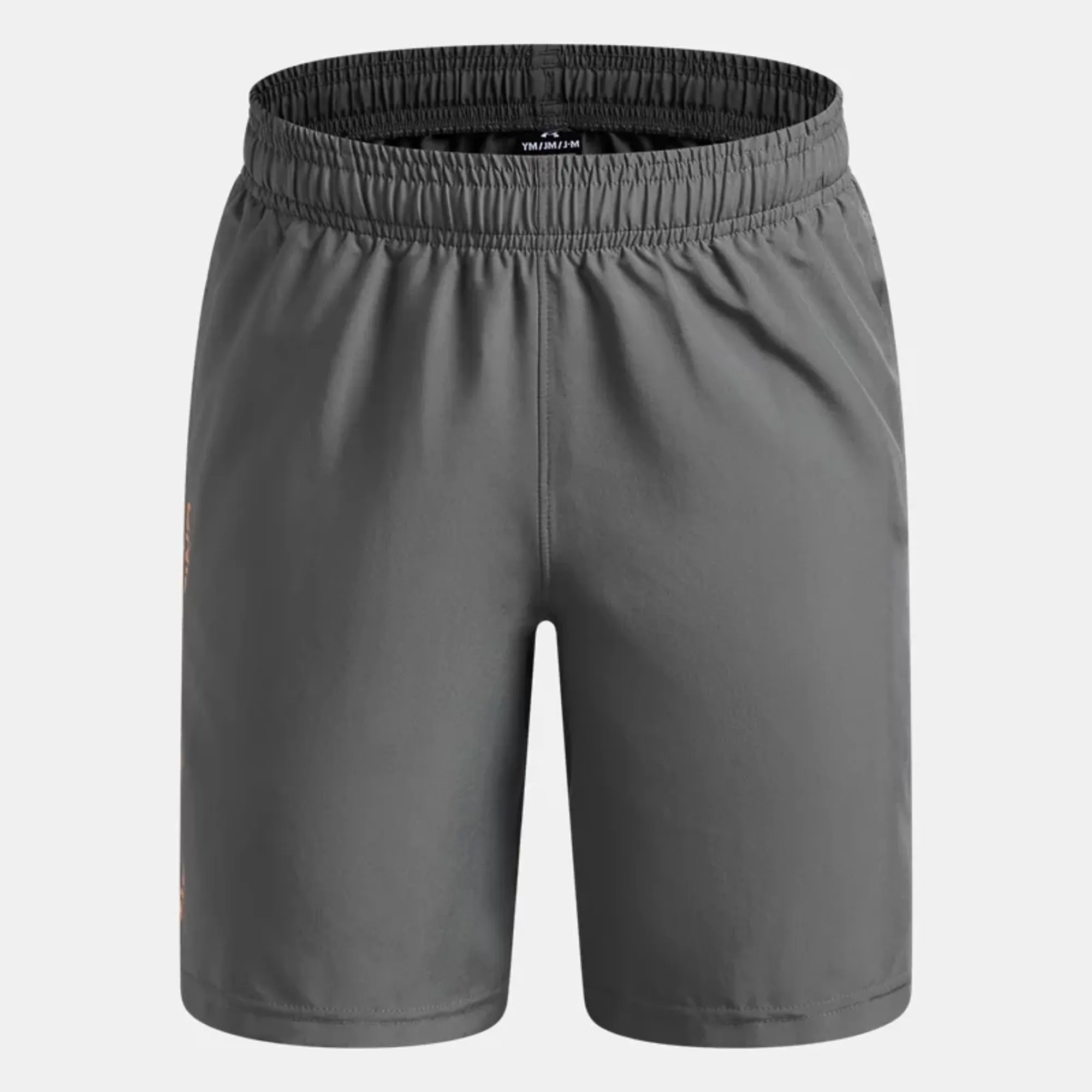 Under Armour Tech™ Woven Wordmark Boys' Shorts Clay Green / Orange Bloc YLG (59 - 63 in)